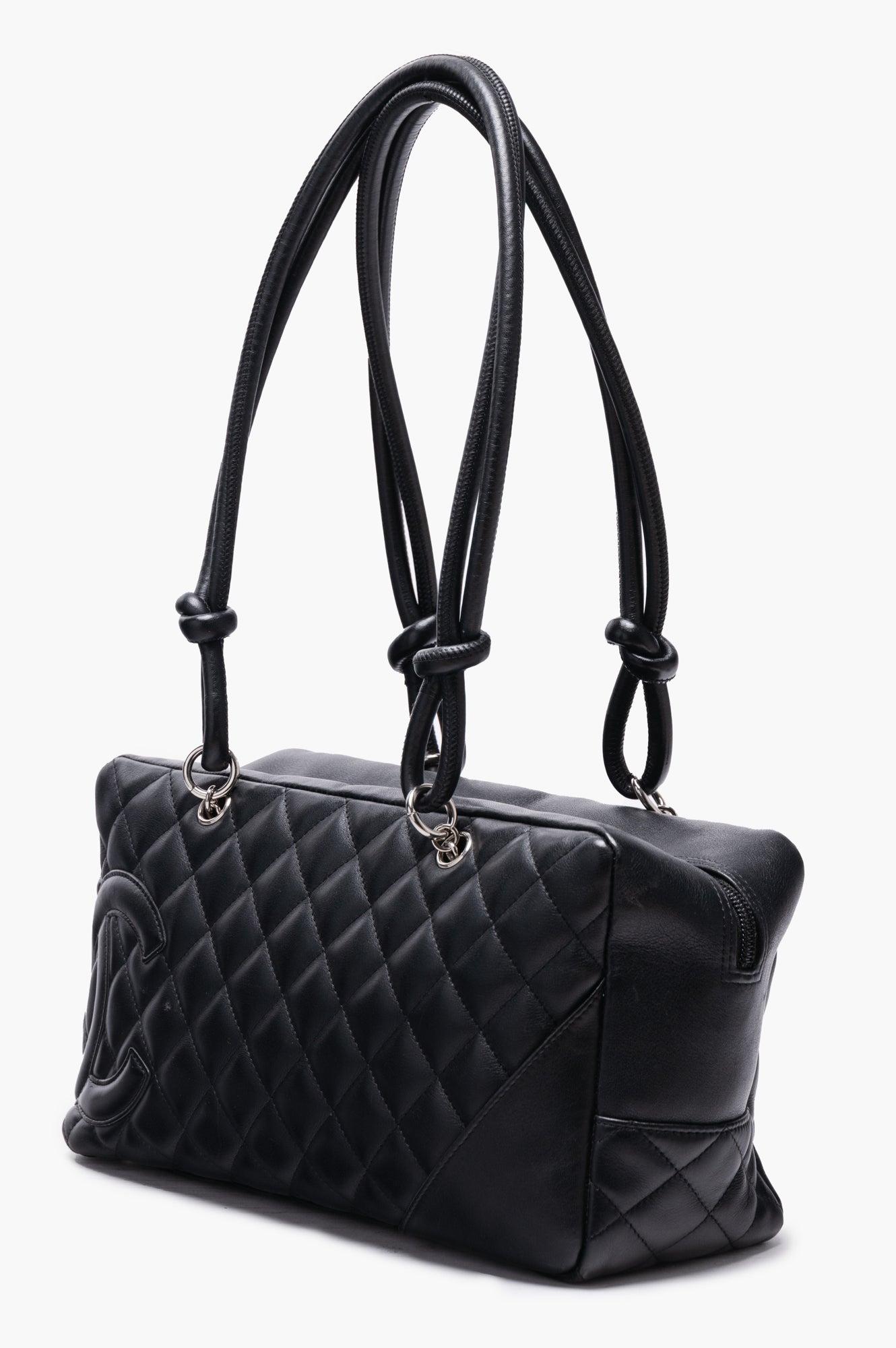 Chanel Black Bowler Shoulder Bag