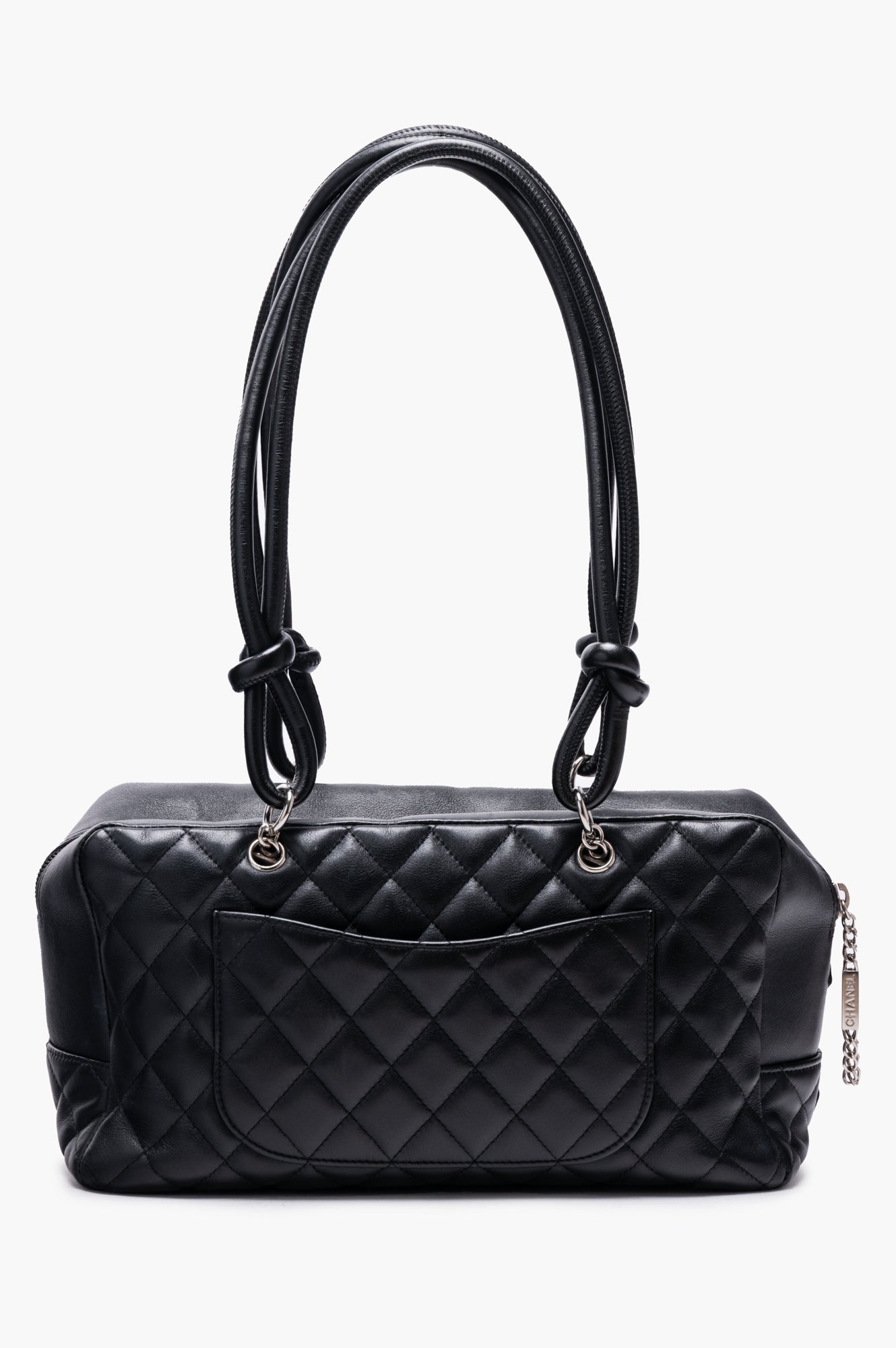 Chanel Black Bowler Shoulder Bag