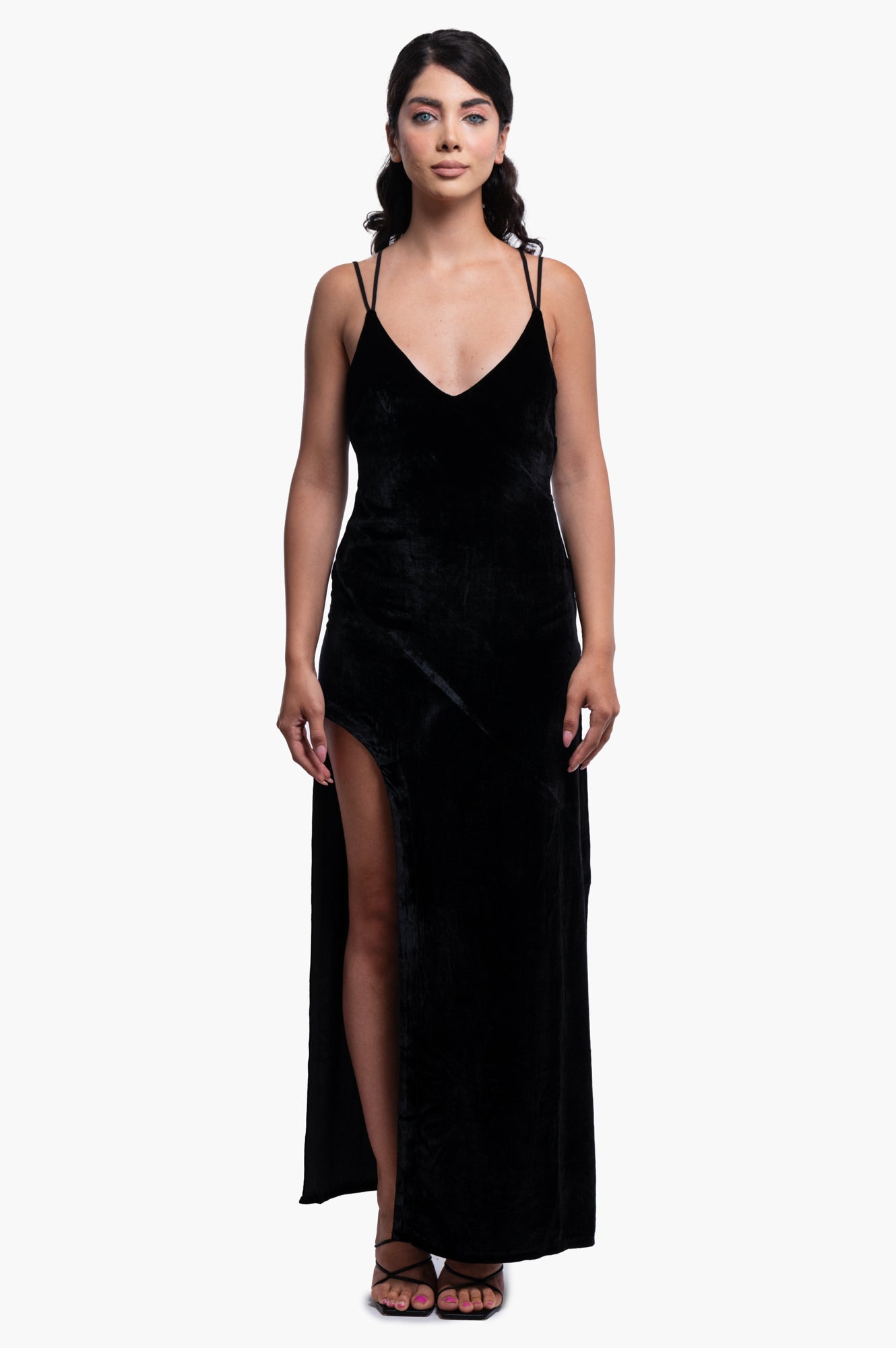 For Love & Lemons Black Long Dress Size M