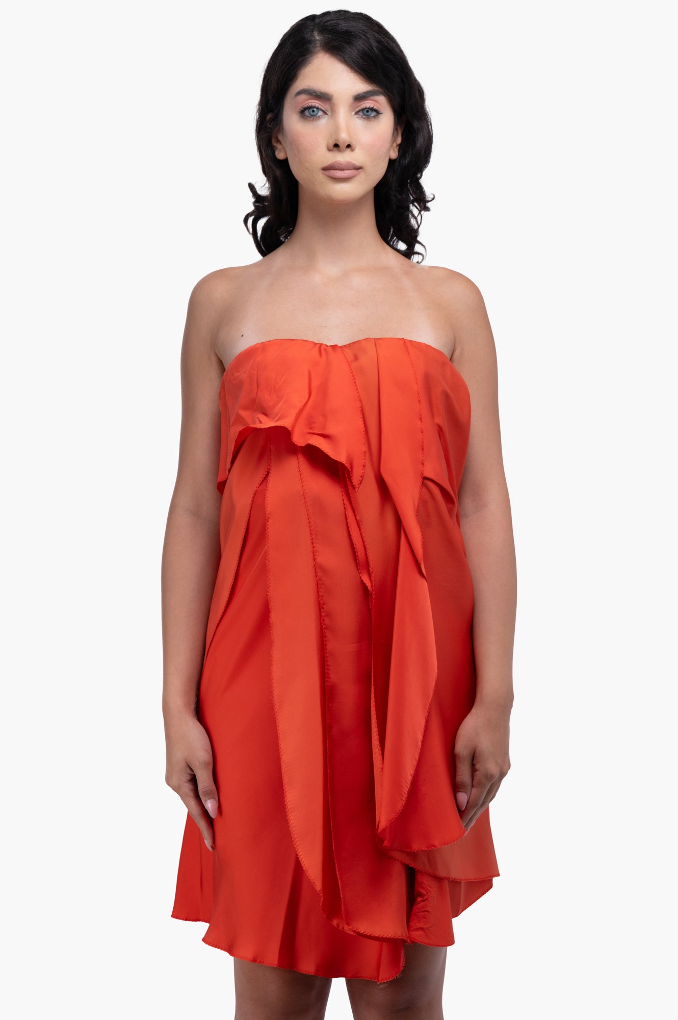 Bottega Veneta Orange Dress Size 38