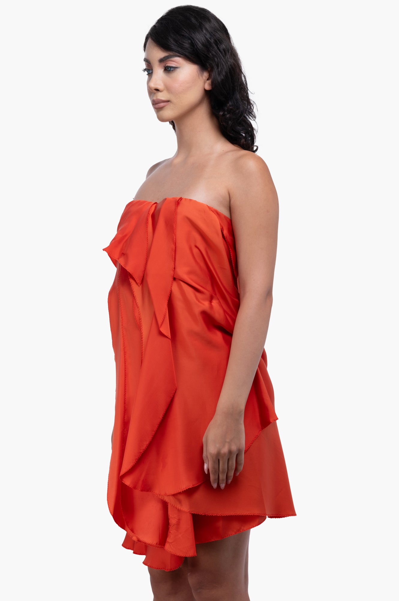 Bottega Veneta Orange Dress Size 38