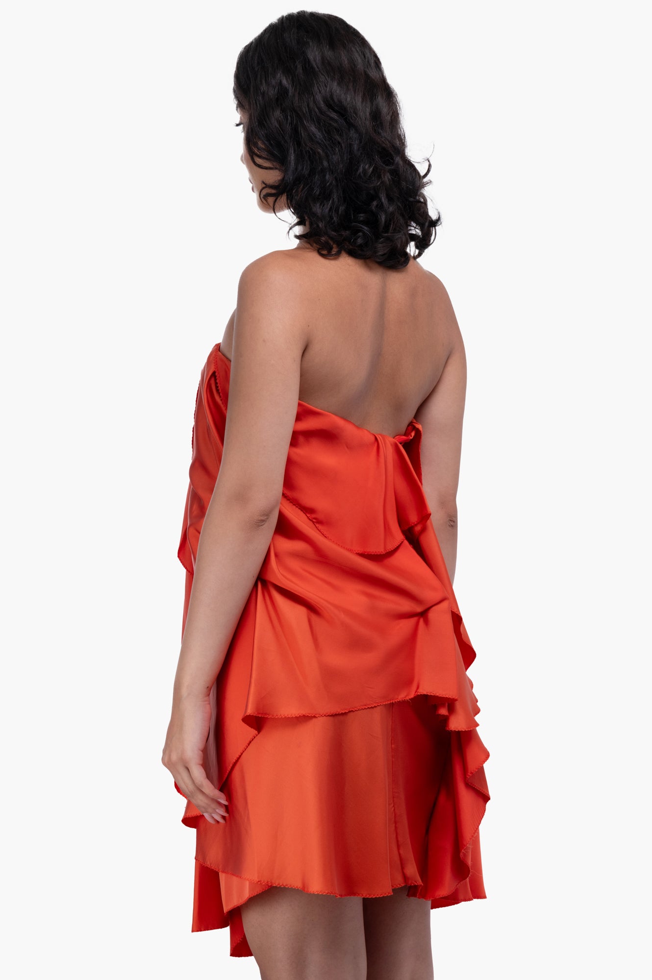 Bottega Veneta Orange Dress Size 38