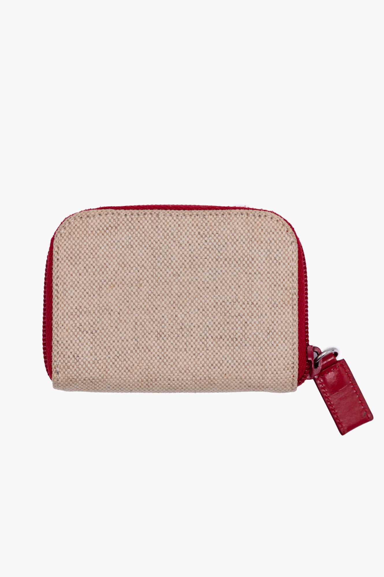 Prada Beige Zipped Wallet