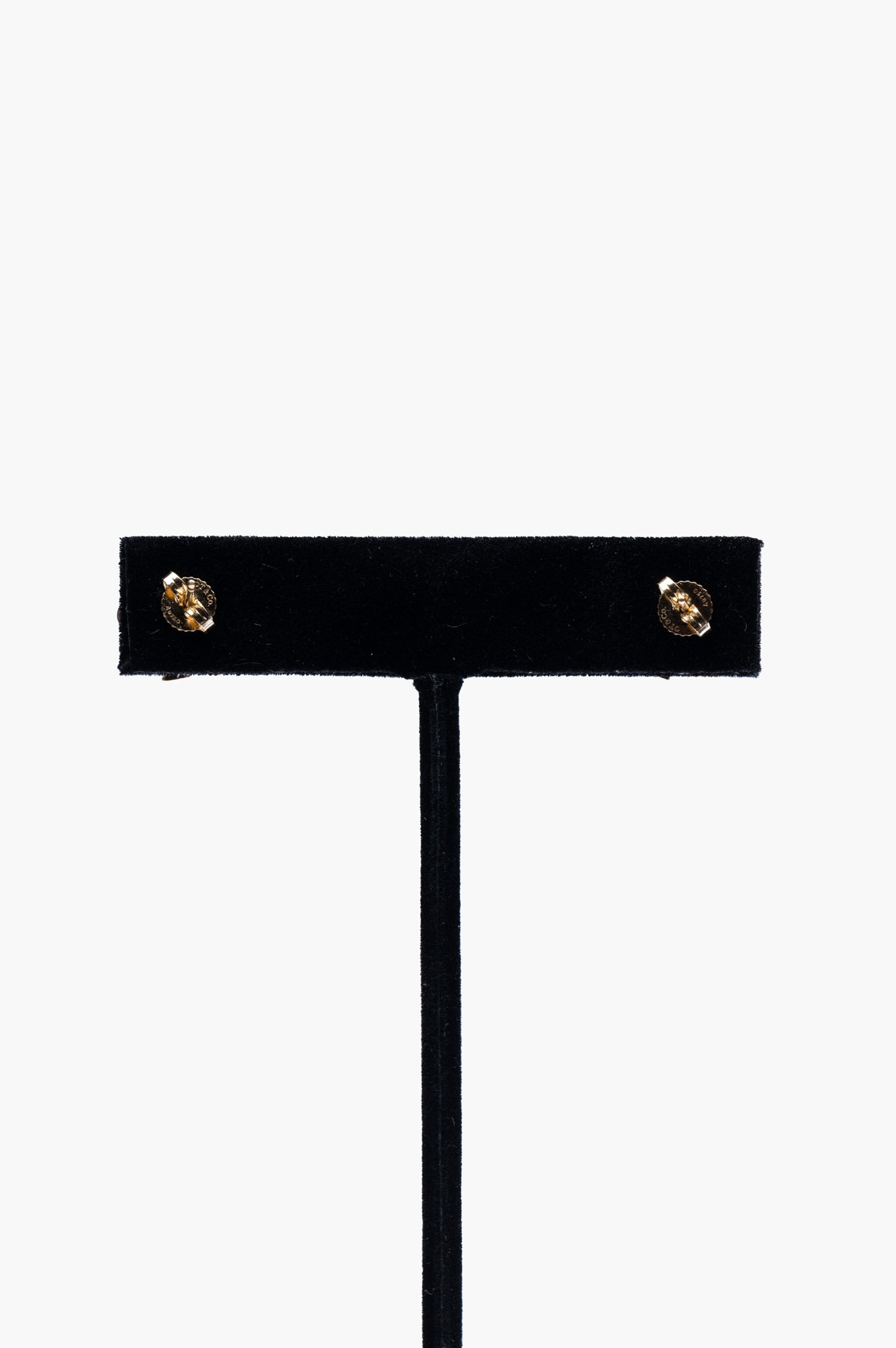 Tiffany & Co 18K Gold Olive Leaf With Pearl Stud Earring