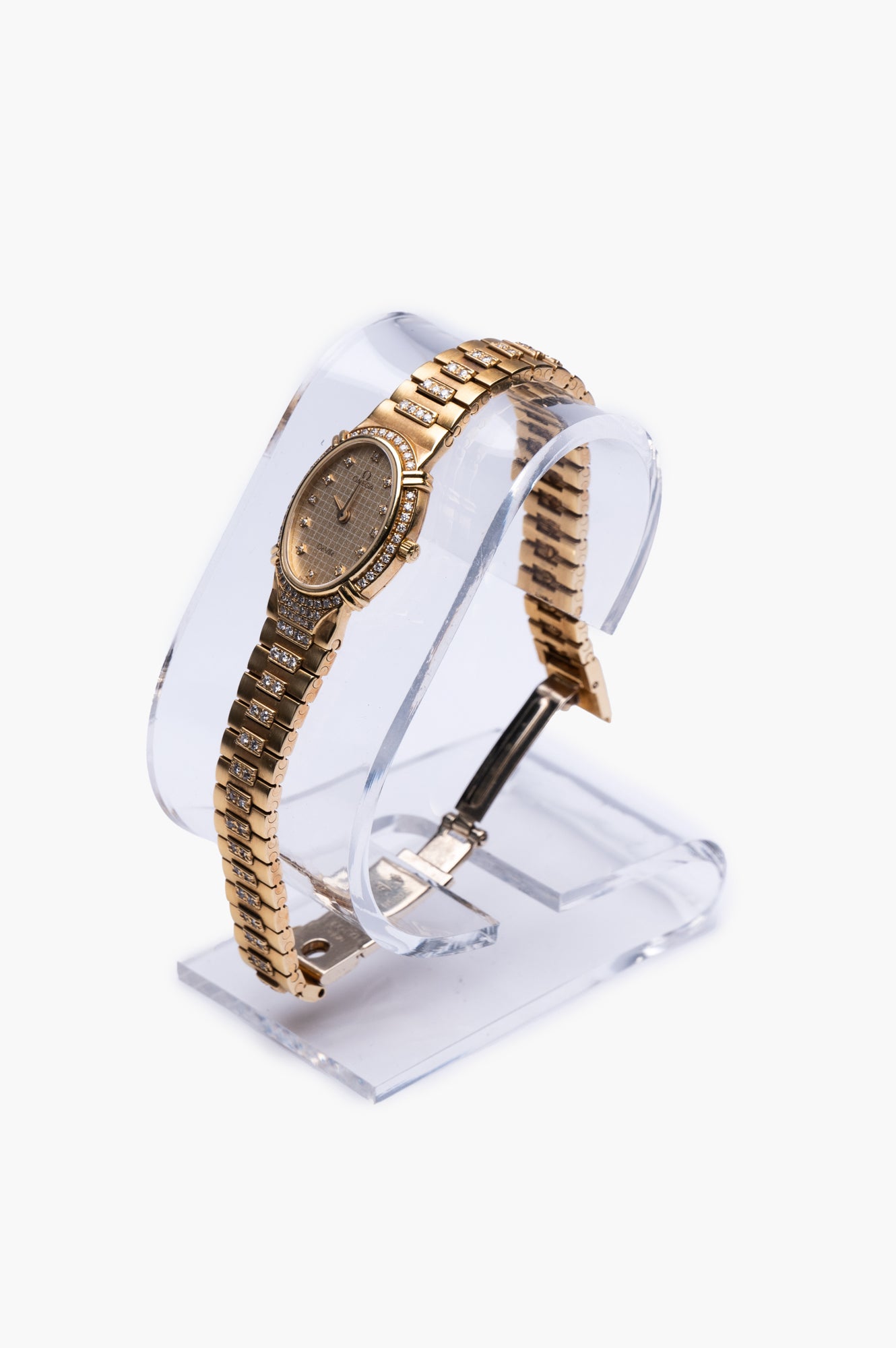 Omega Gold DeVille Diamond Quartz Watch