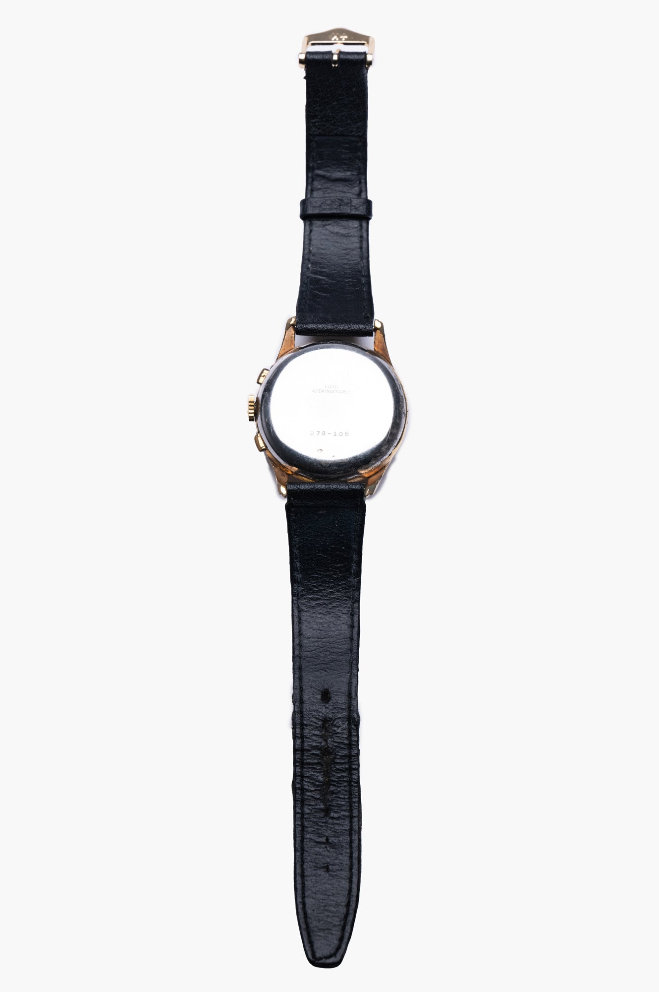 Mulco Gold Vintage With Leather Strap Mechanical Watch
