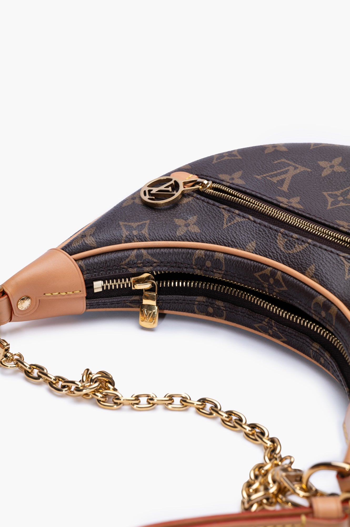 Louis Vuitton Brown Monogram Loop Hobo Bag