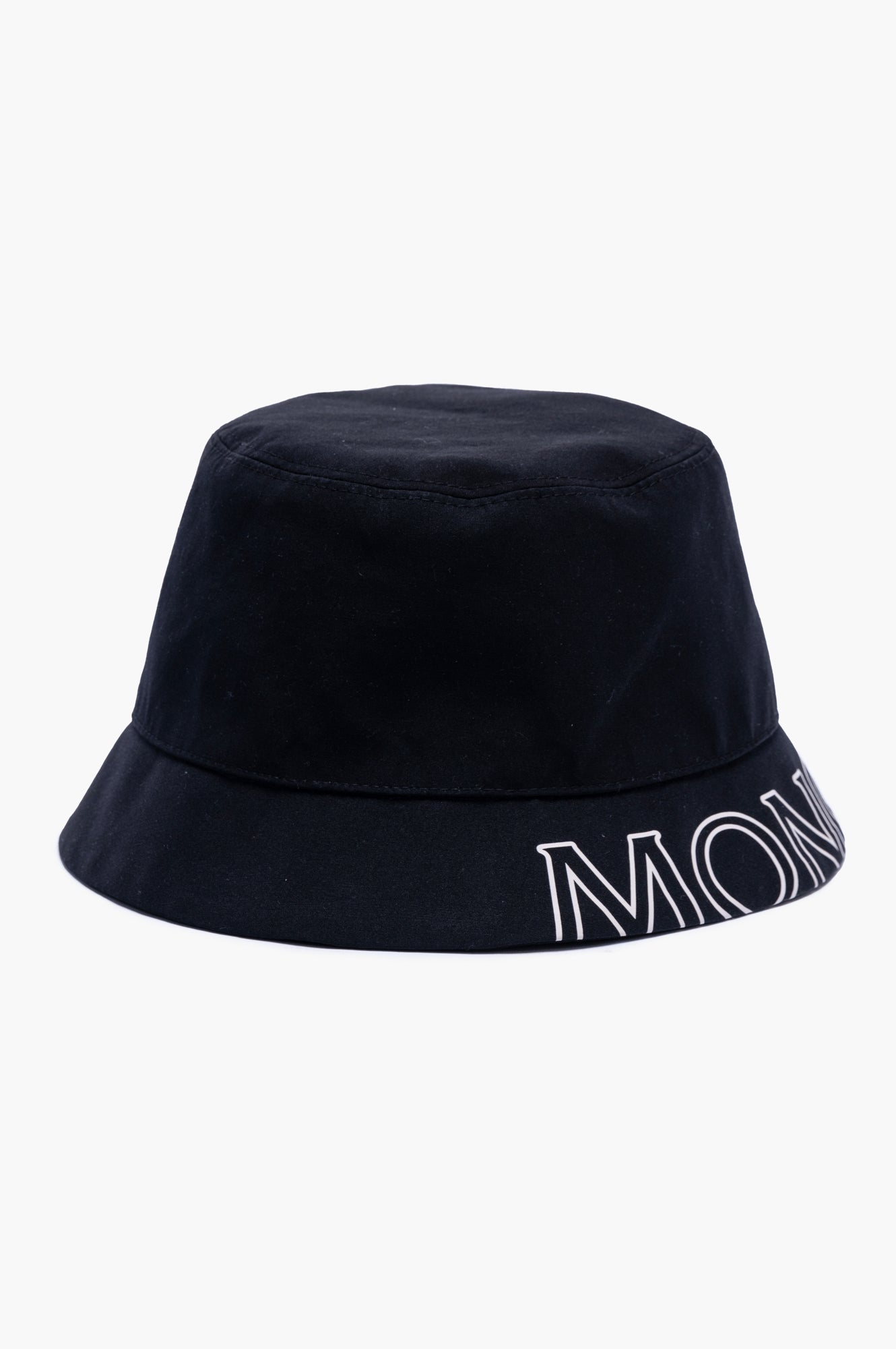 Moncler Black Bucket Hat Size S