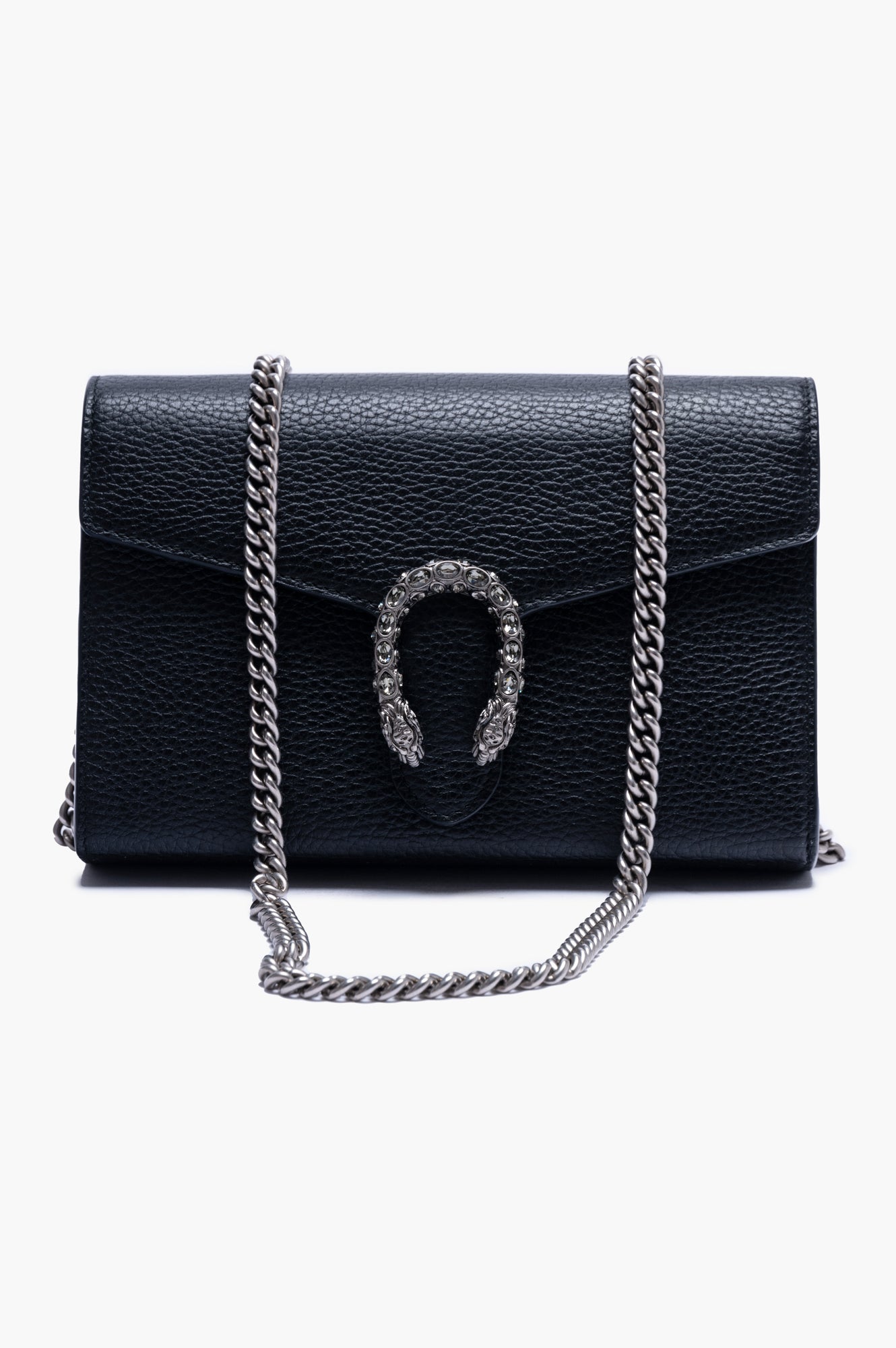 Gucci Black Dionysus Wallet On Chain Bag