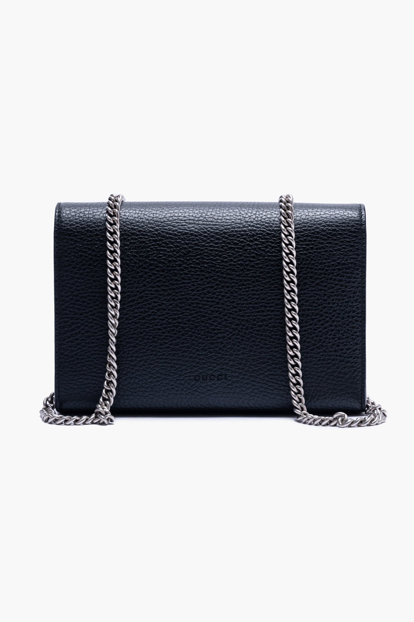 Gucci Black Dionysus Wallet On Chain Bag