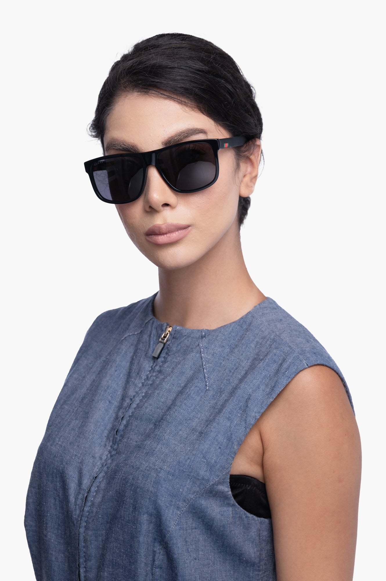 Gucci Black Square Sunglasses