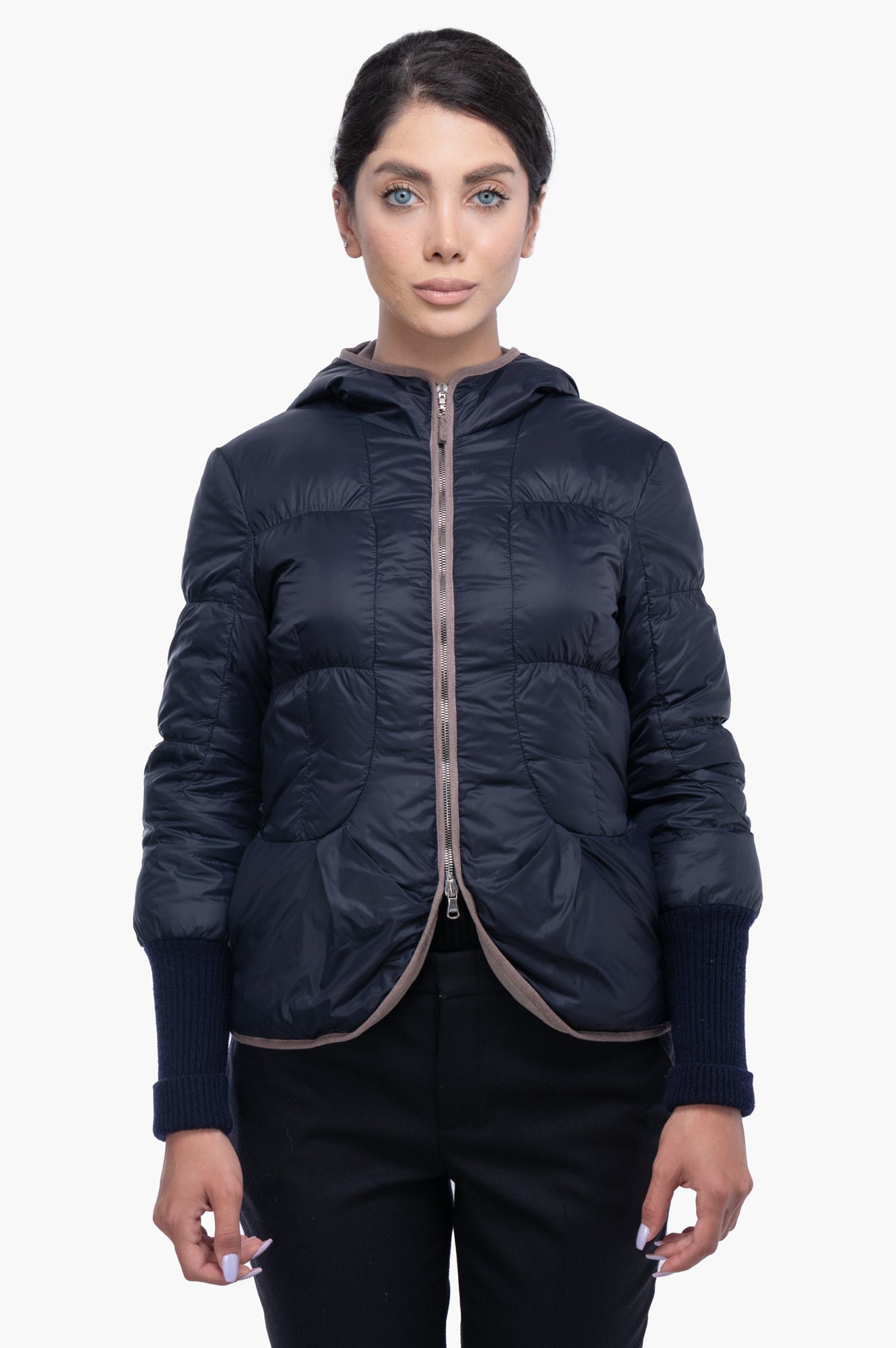 Brunello Cucinelli Black Down Jacket Size 42