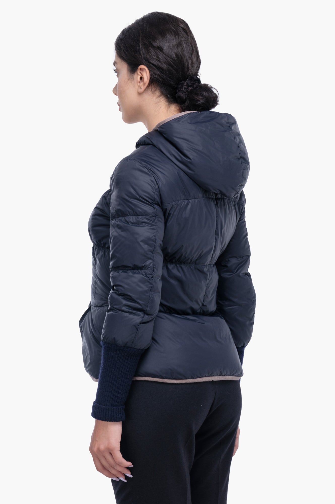 Brunello Cucinelli Black Down Jacket Size 42