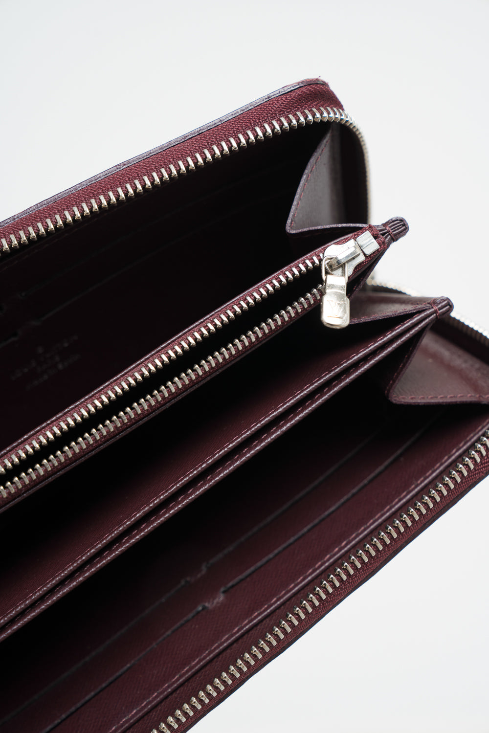 Louis Vuitton Burgundy Epi Long Wallet
