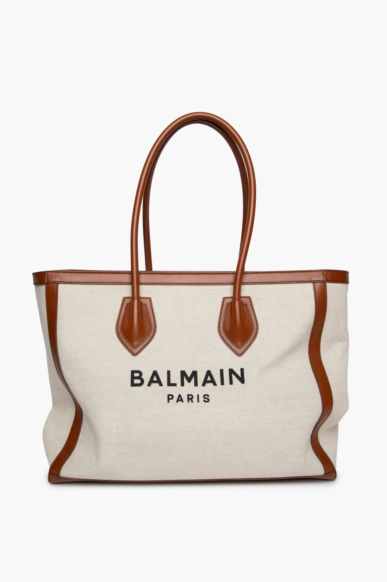 Balmain Large B-Army Canvas Tote Bag