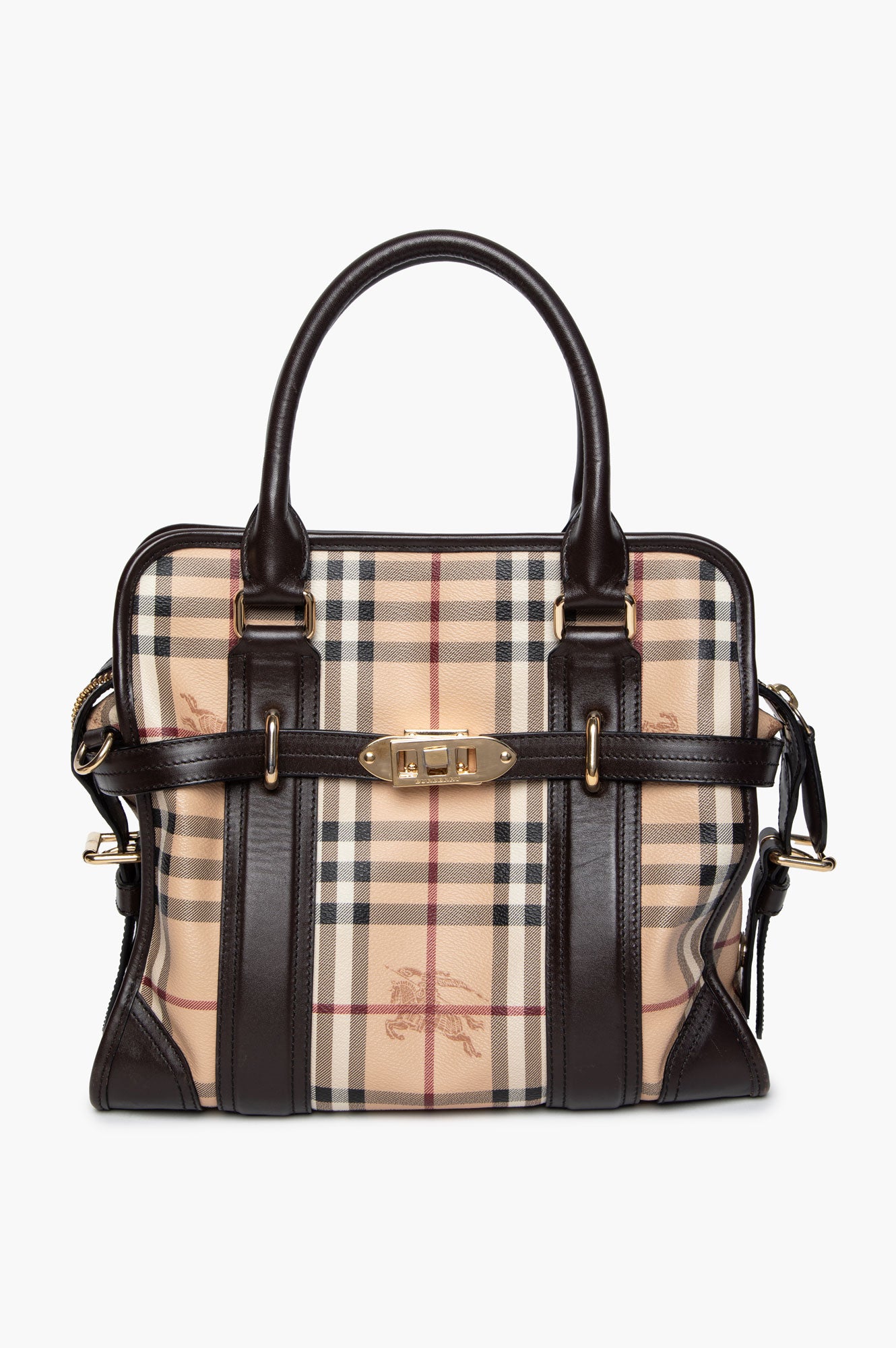 Burberry Haymarket Check Minford Satchel