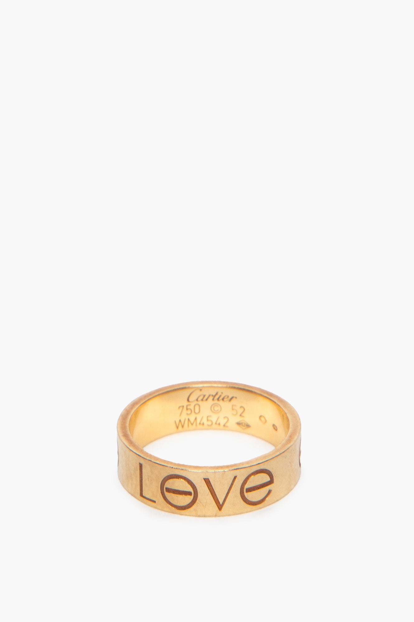 Cartier 18k Gold Love Ring Small Model 5.5