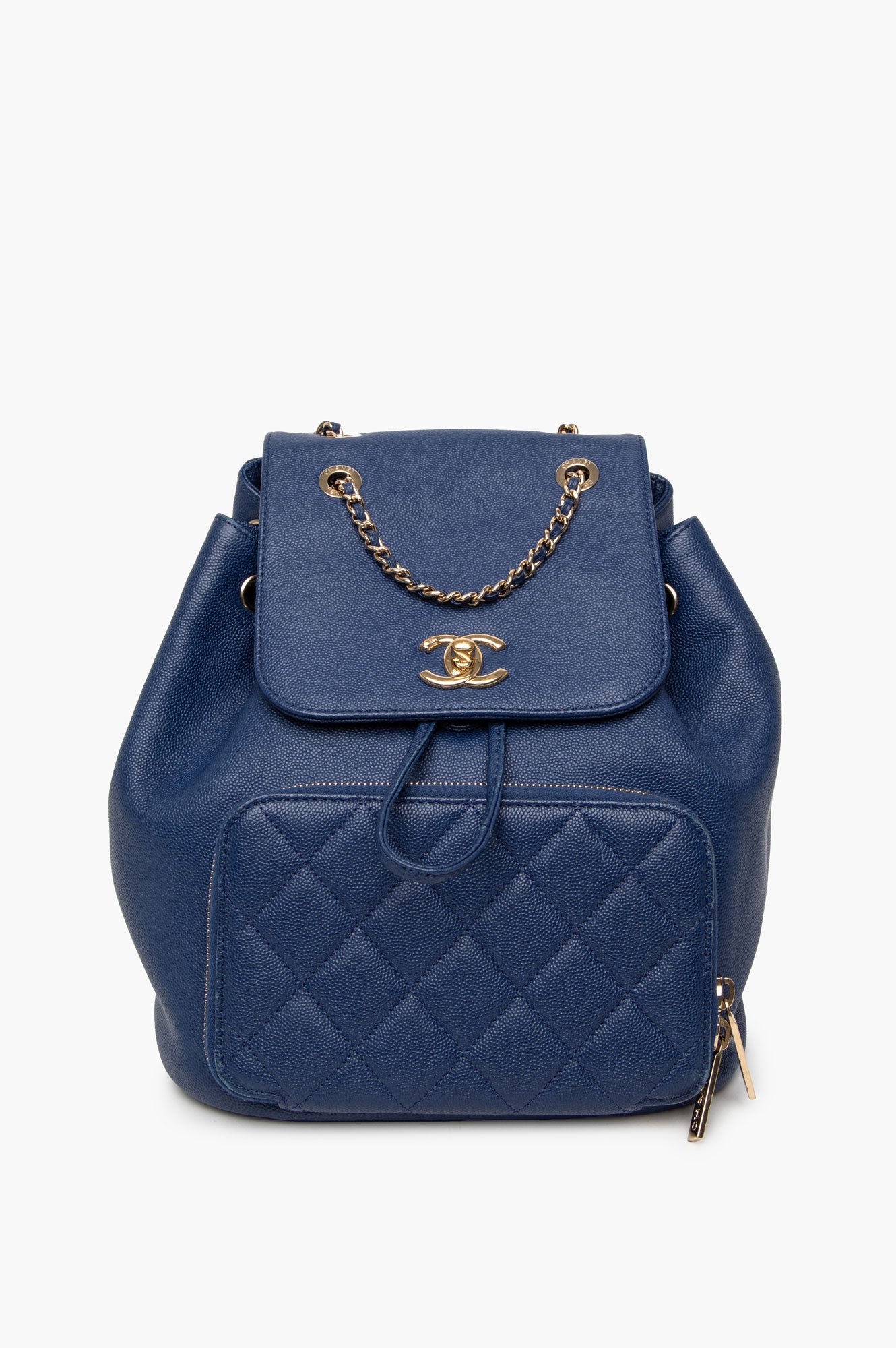 Chanel Blue Caviar Business Affinity Backpack