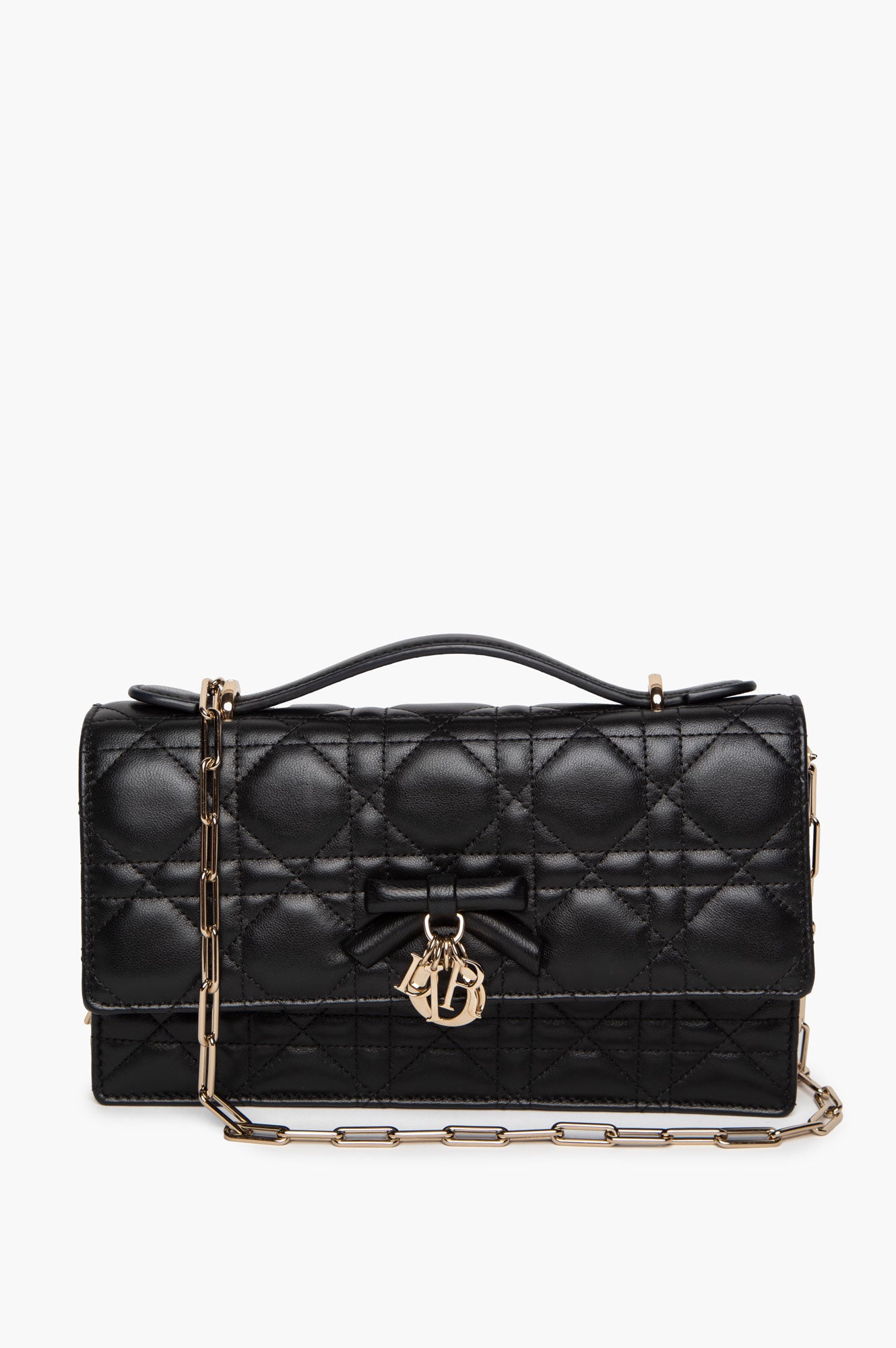 Christian Dior Black Cannage Lambskin My Dior Mini Bag