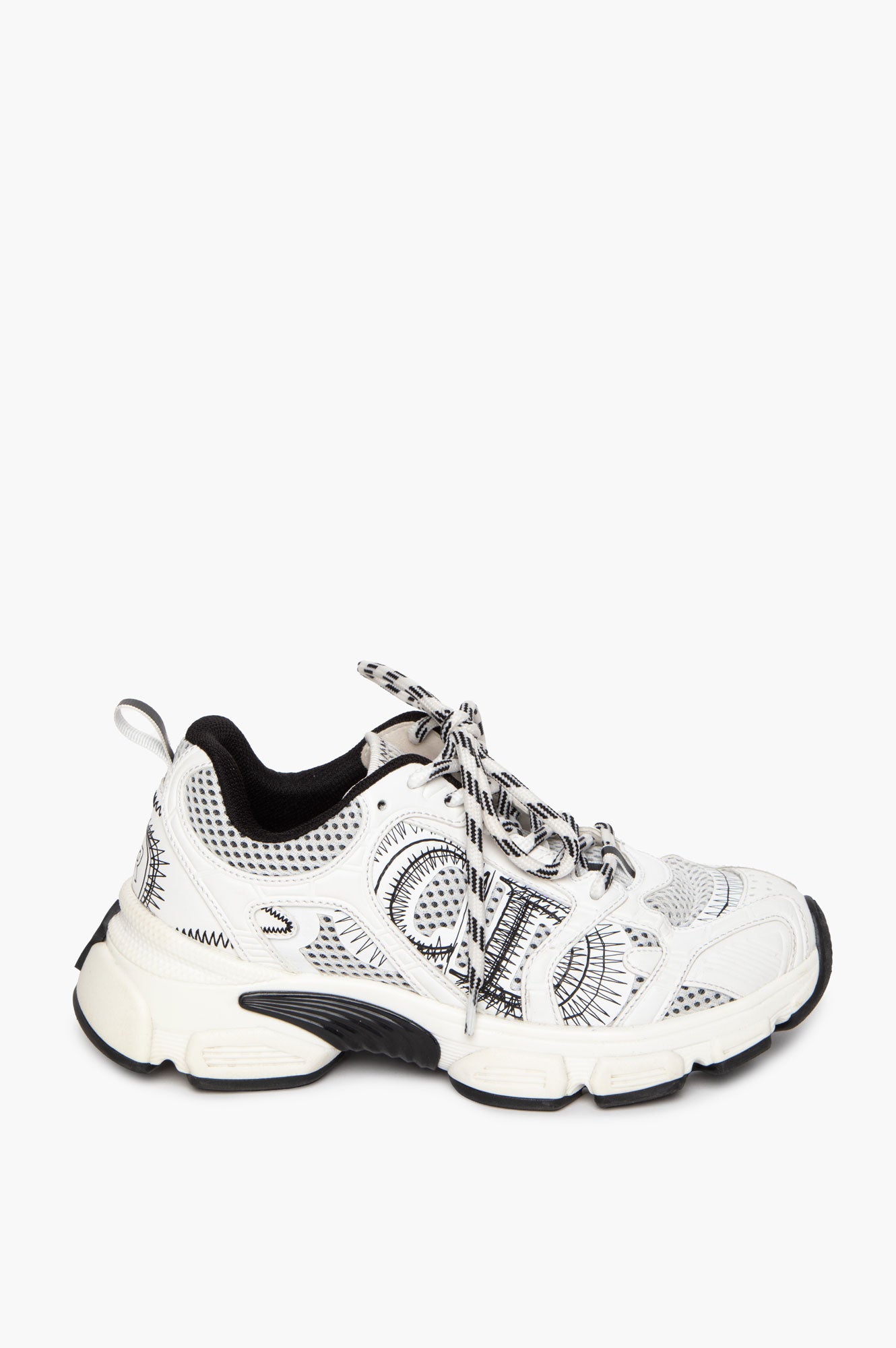 Christian Dior White Mesh Chrono Sneakers Size 36