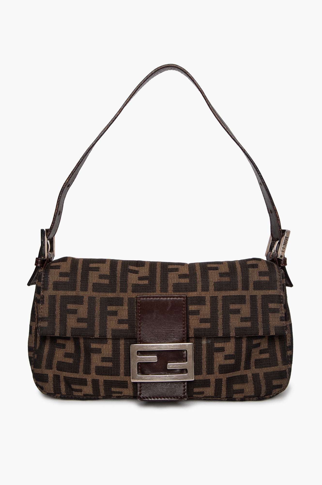 Fendi Zucca Baguette Shoulder Bag