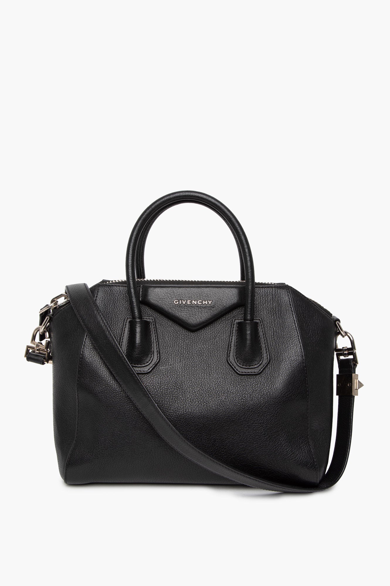 Givenchy Black Leather Small Antigona Bag