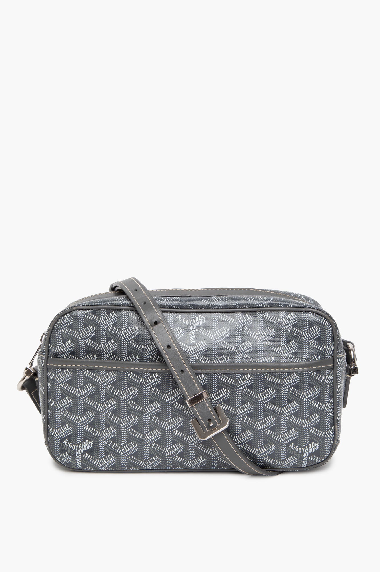 Goyard Grey Goyardine Cap Vert PM Bag