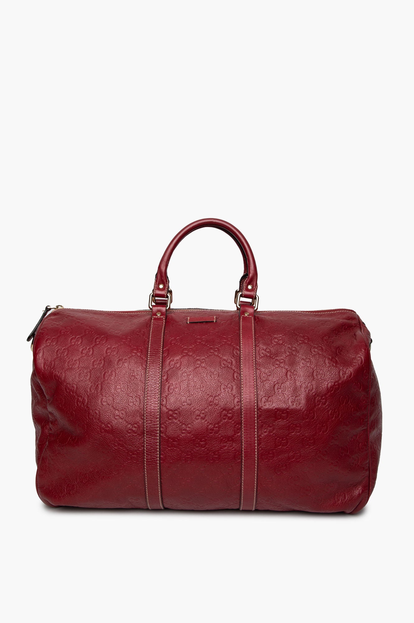 Gucci Burgundy Guccissima Leather Joy Boston Bag