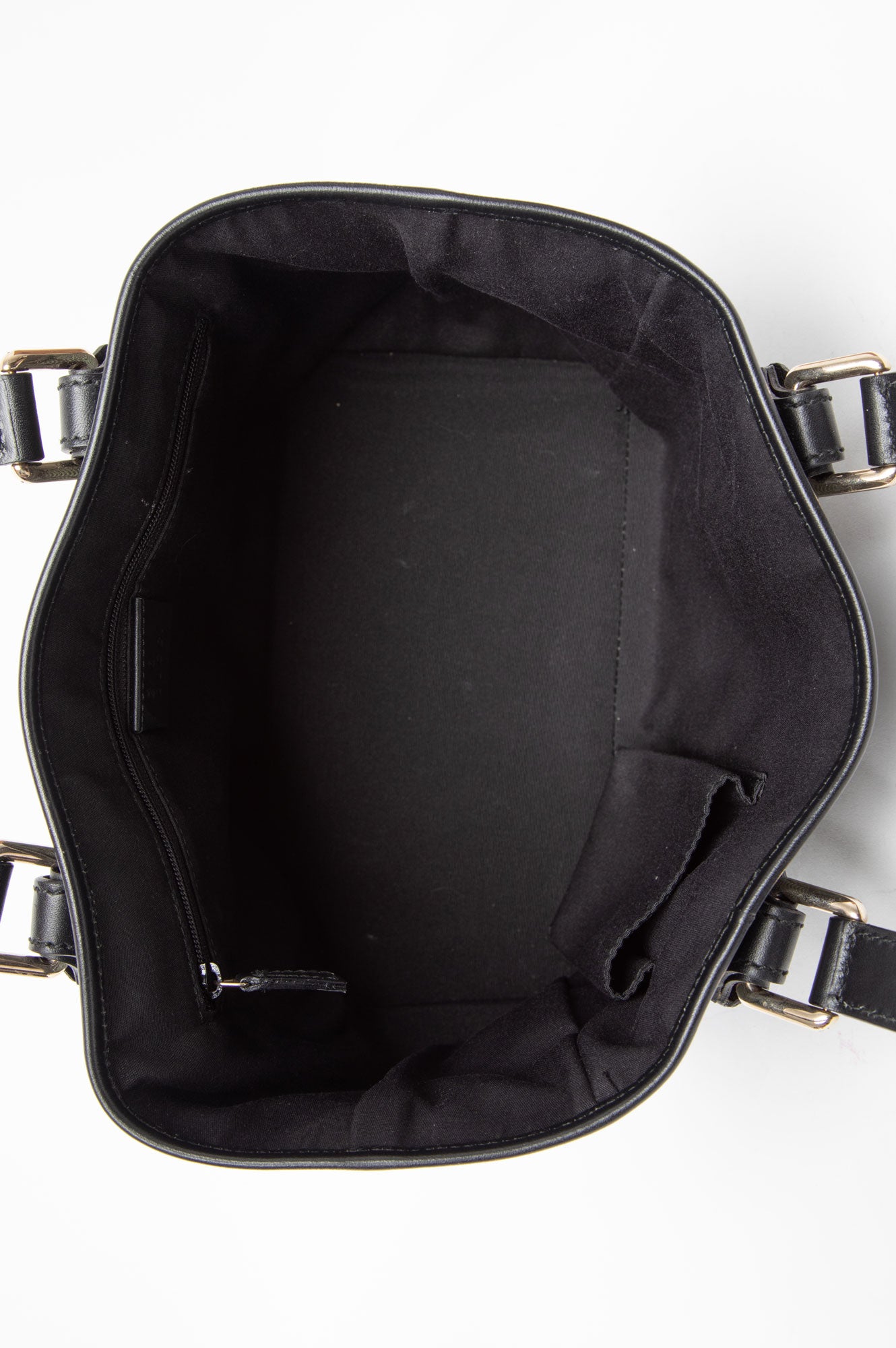 Gucci GG Green Canvas Tote Bag -  inside