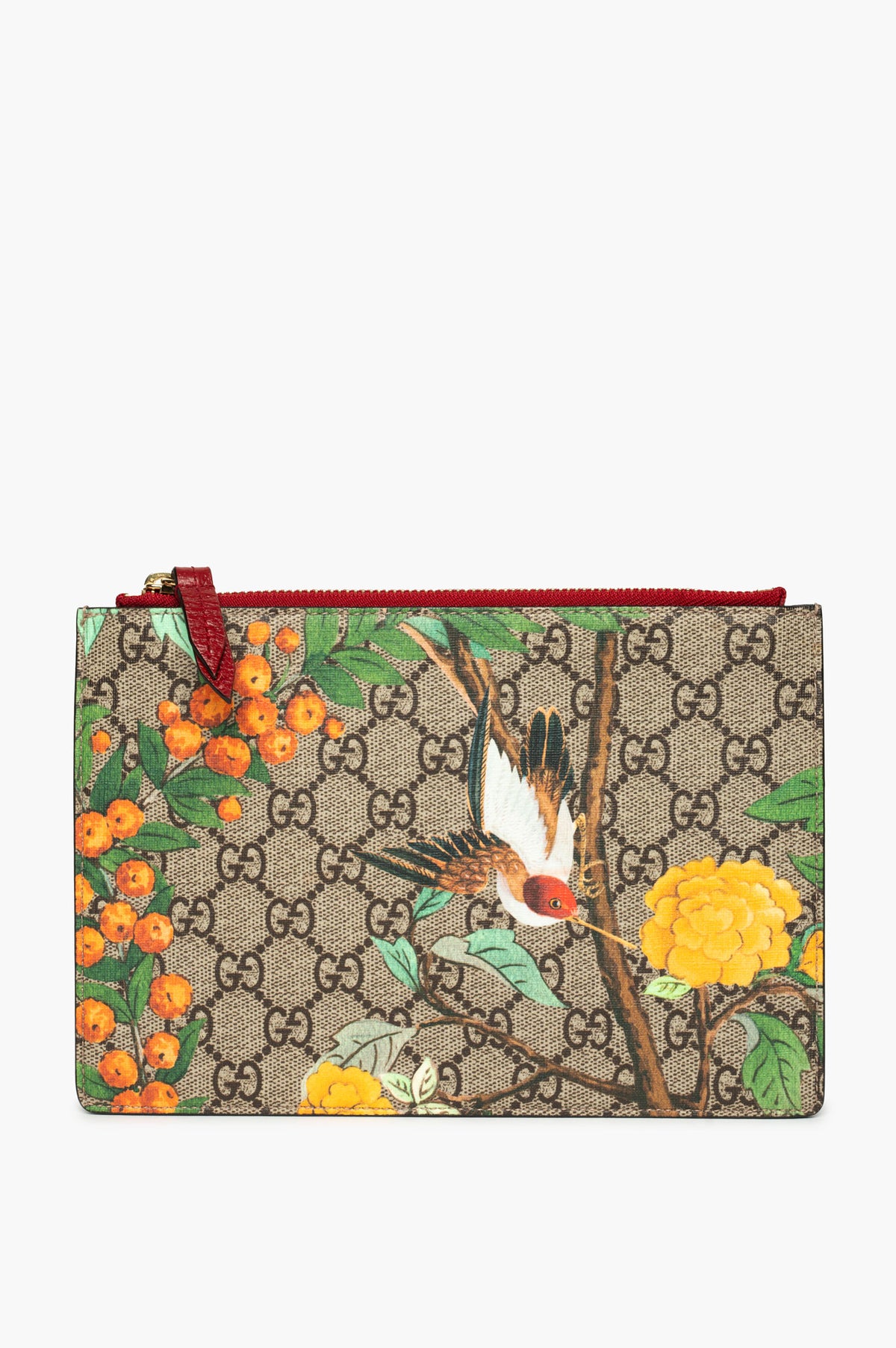 Gucci GG Supreme Tian Zip Clutch
