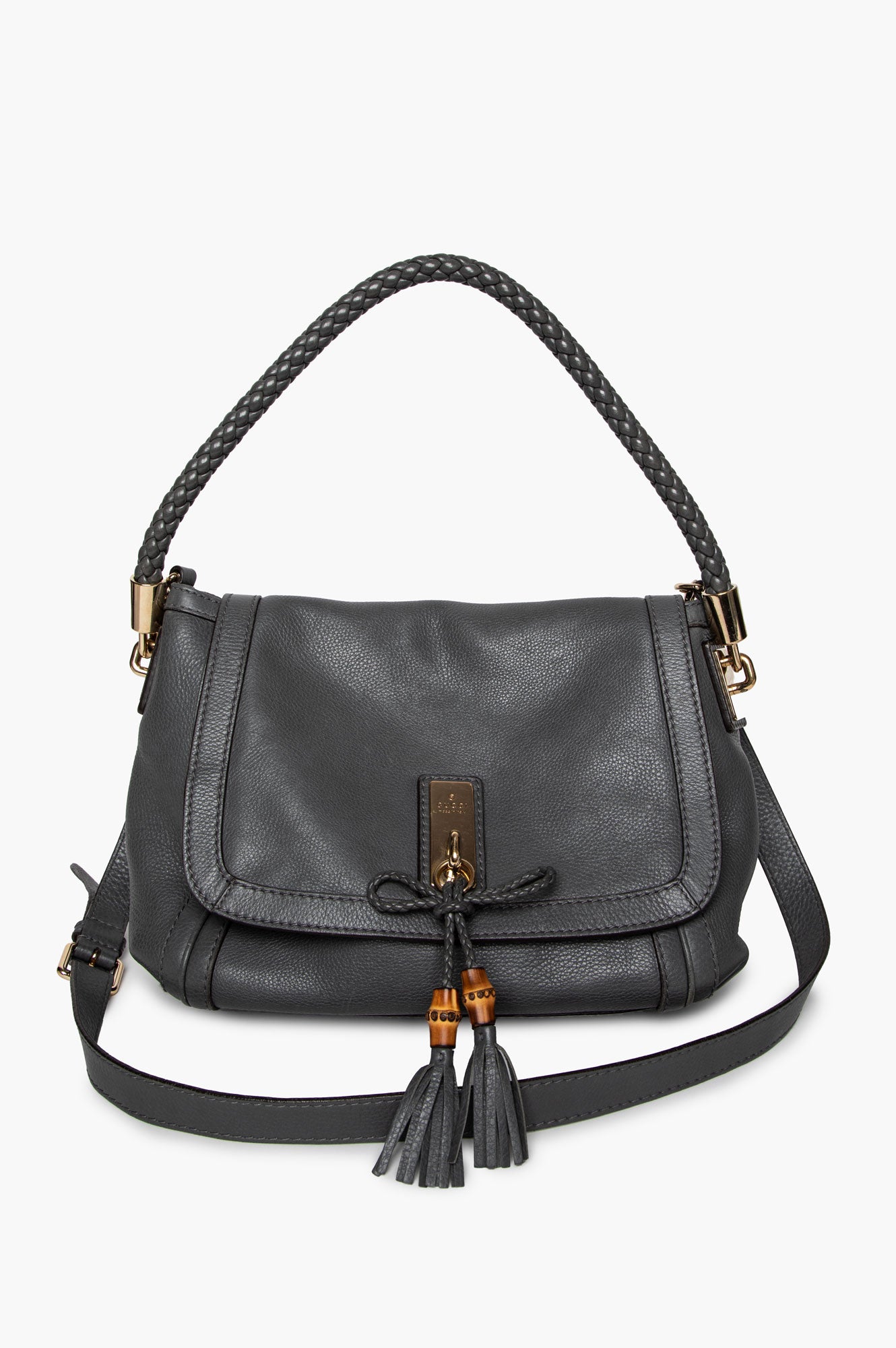 Gucci Grey Medium Bella Flap Bag