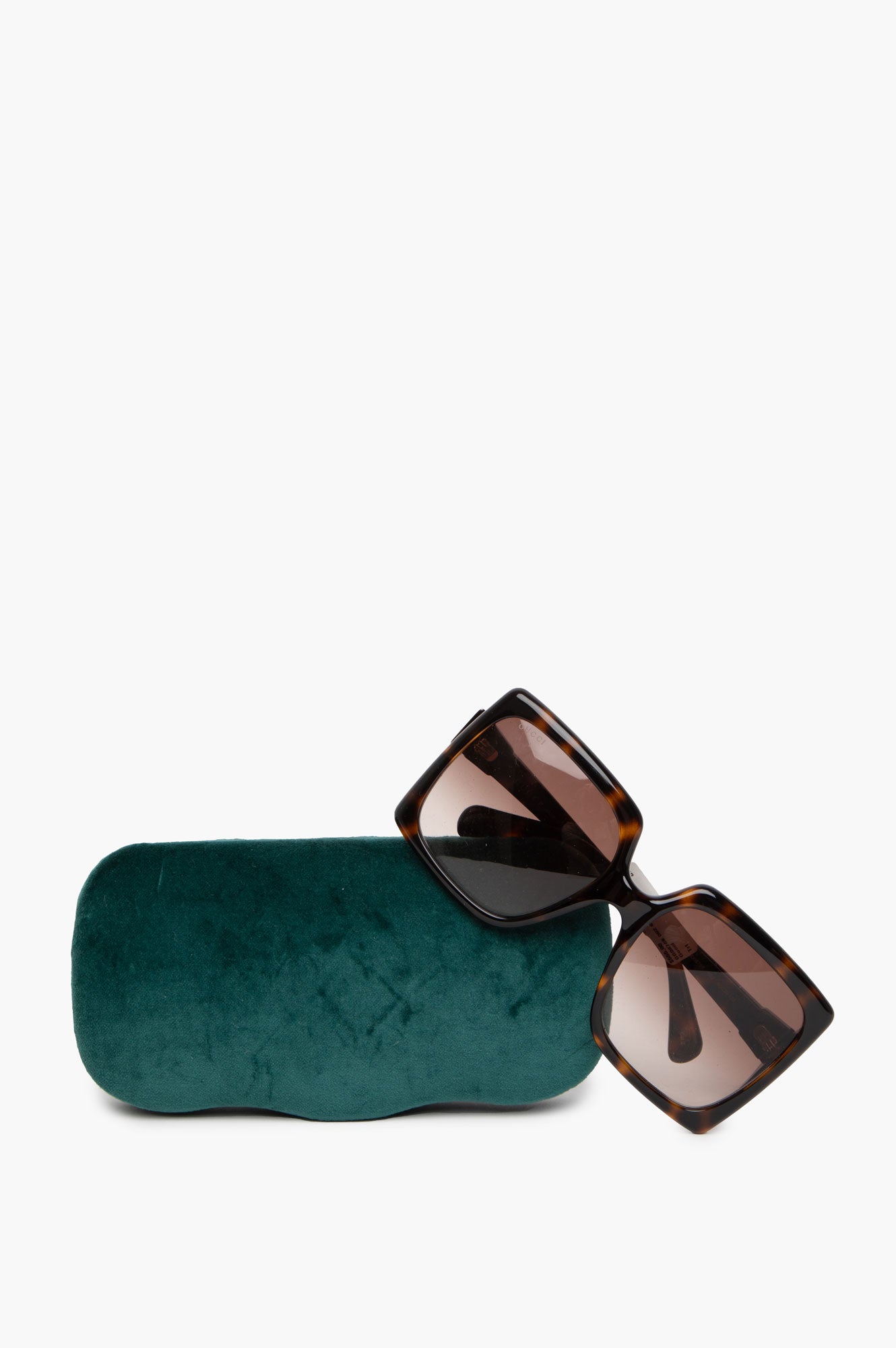 Gucci Havana/Brown Gradient Square Sunglasses