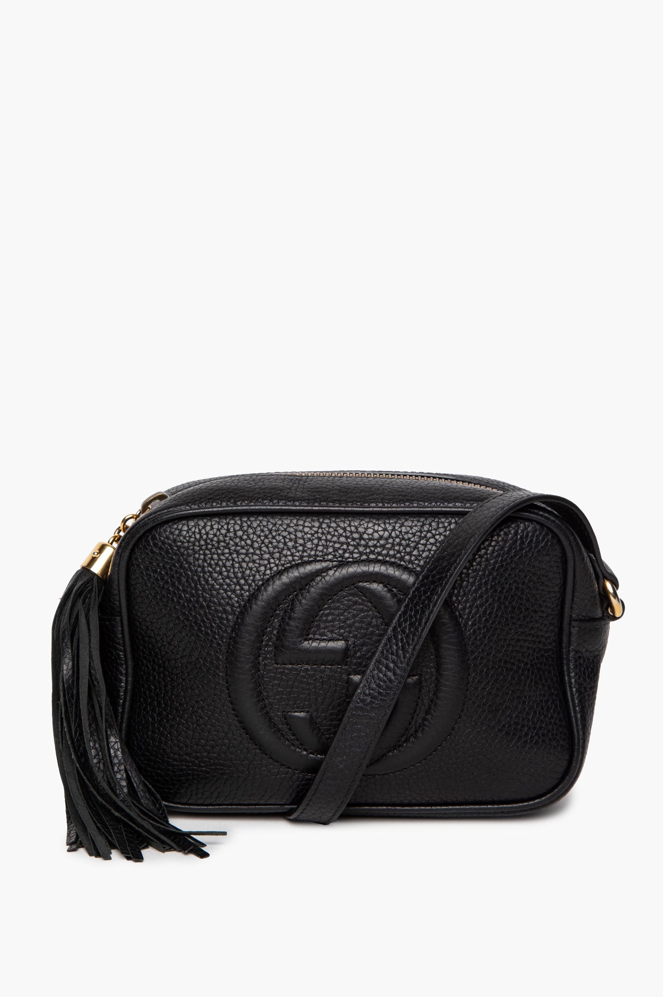 Gucci Soho Disco Mini Black Leather Shoulder Bag