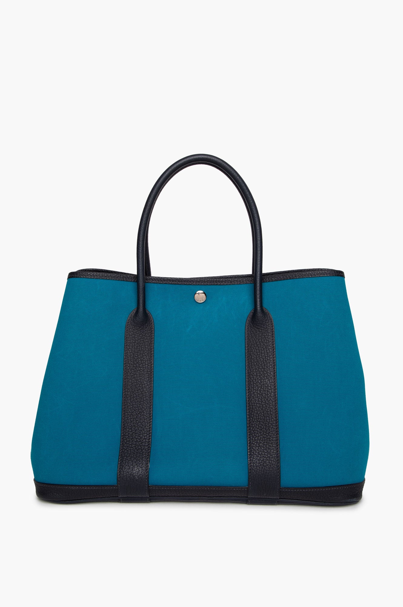 Hermès 2013 Bleu Izmir Toile/Negonda Bleu Garden Party 36