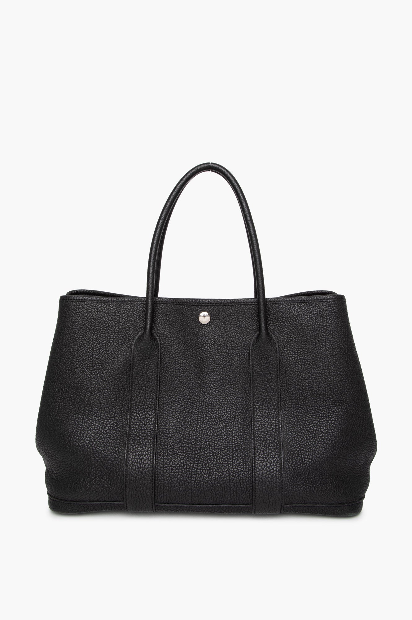 Hermès Black Negonda Leather Garden Party 36