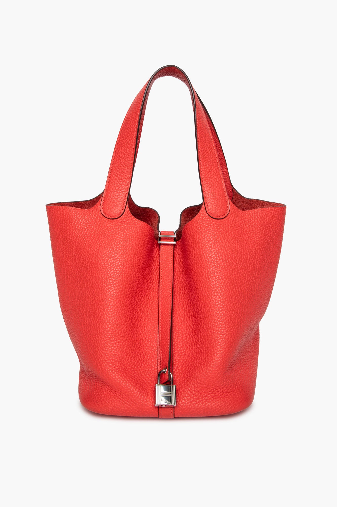 Hermès Rose Jaipur Clemence Picotin Lock 22