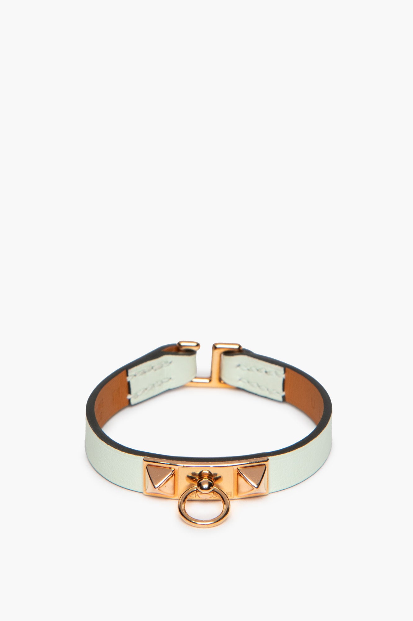 Hermès Yellow Gold Plated Vert Fizz Rivale Mini Bracelet