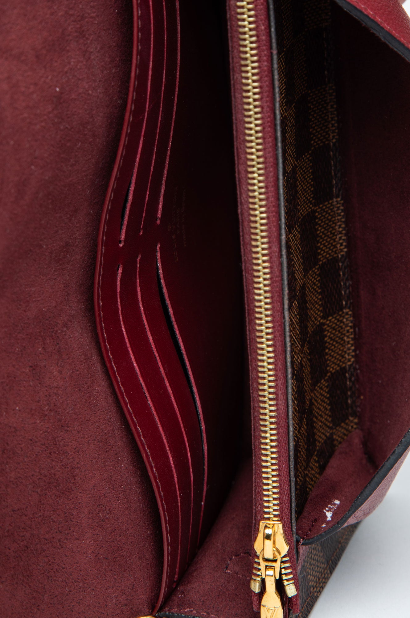 Louis Vuitton Damier Ebene Bordeaux Vavin Bag