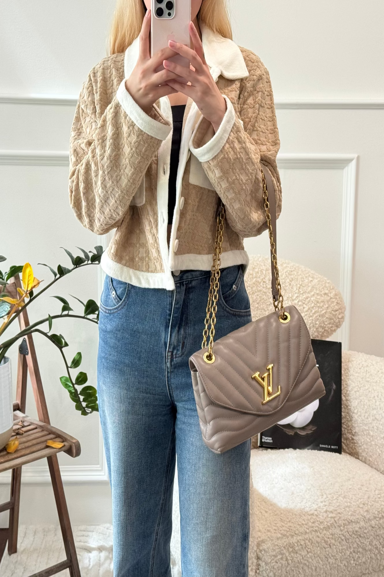 Louis Vuitton Brown New Wave Chain Bag