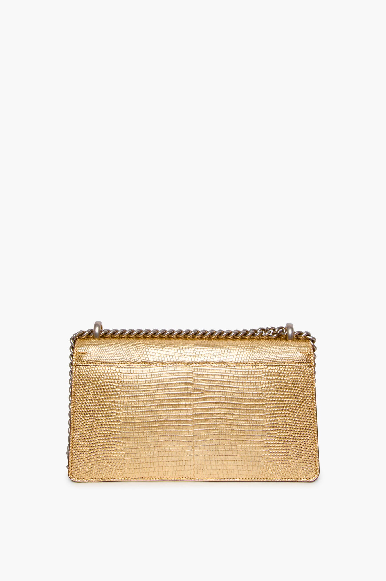 Gucci Gold Lizard Dionysus Small Shoulder Bag