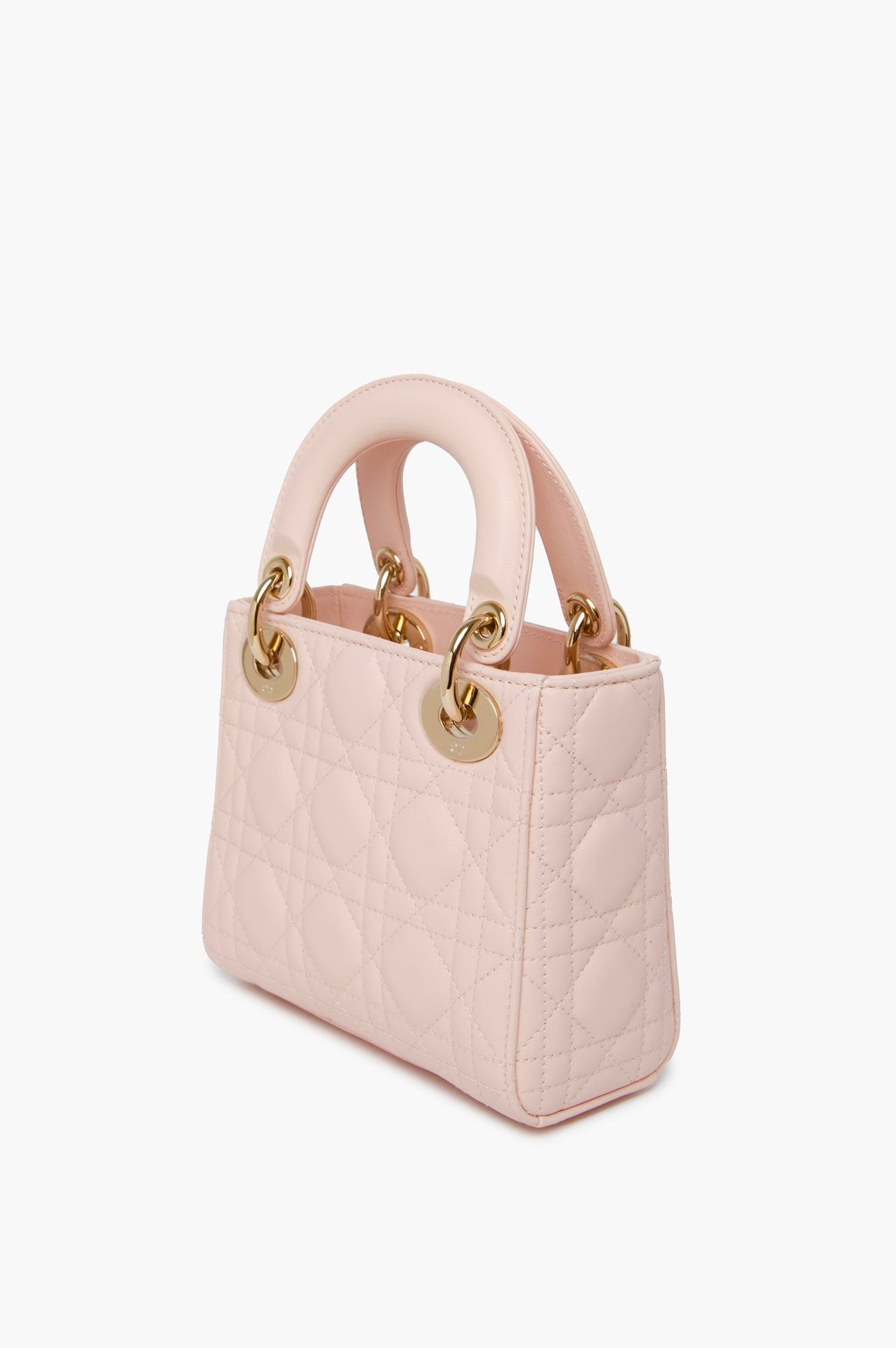 Christian Dior Pink Mini Lambskin Lady Dior Bag