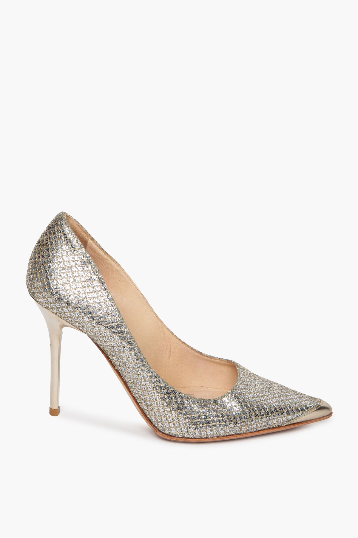 Jimmy Choo Cream Patent Aurelie 65 Pumps Size 35