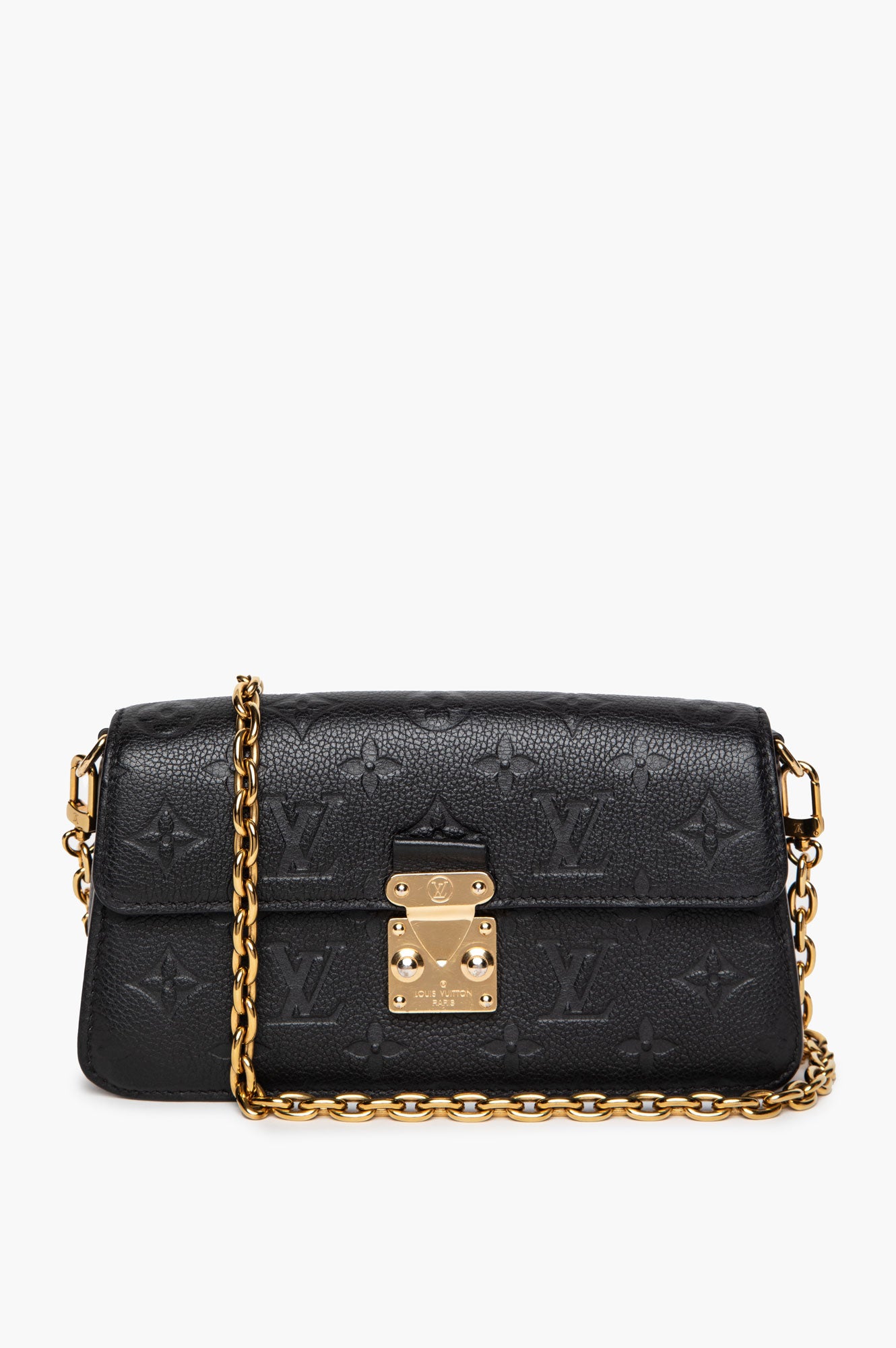 Louis Vuitton Black Monogram Empreinte Métis Wallet On Chain