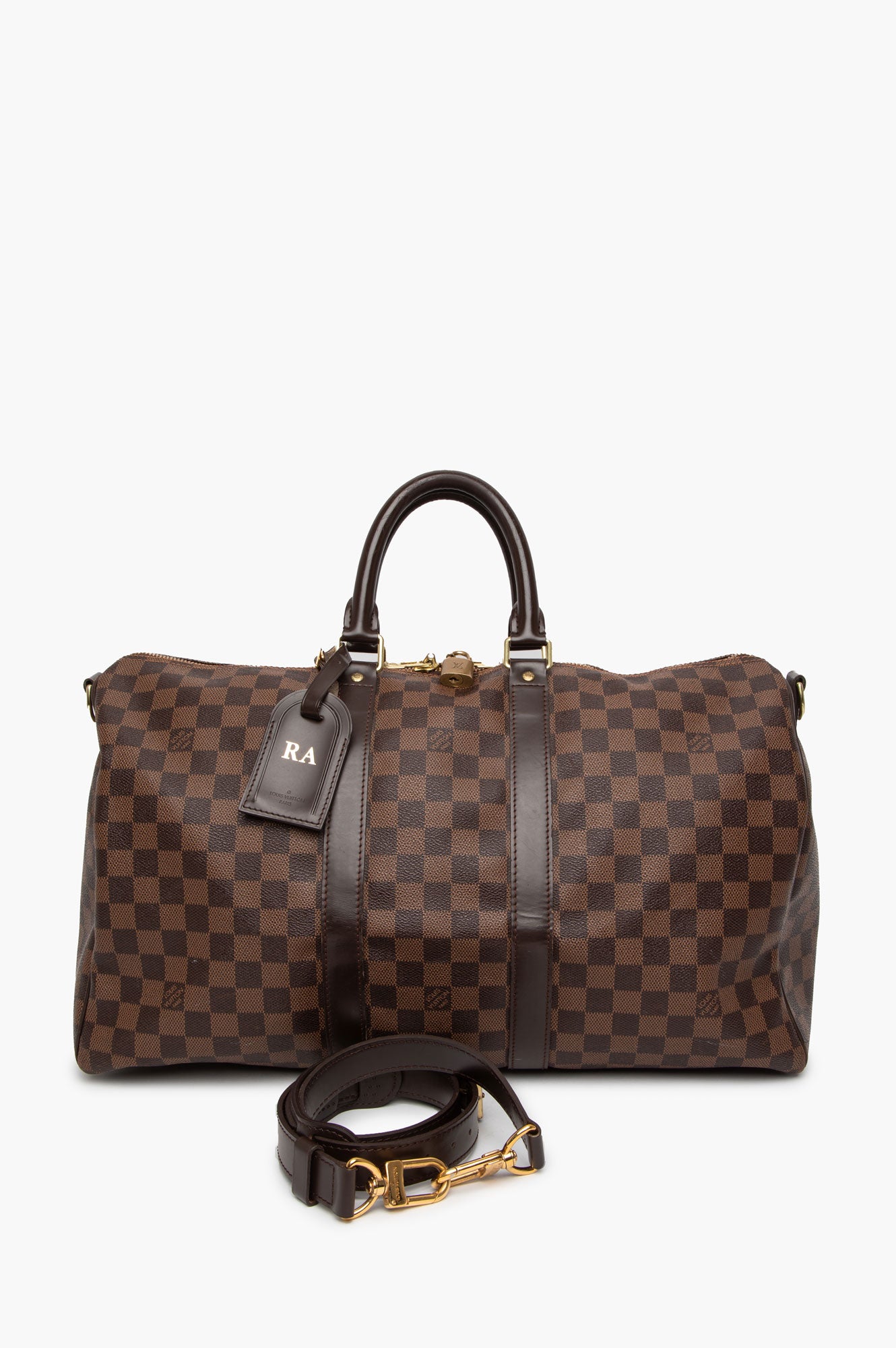 Louis Vuitton Damier Ebene Keepall Bandoulière 45