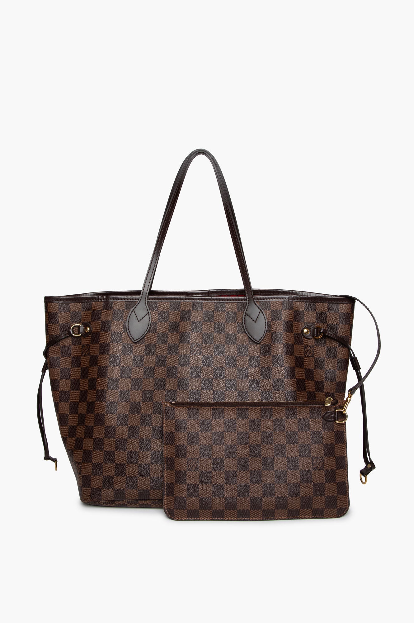 Louis Vuitton Damier Ebene Neverfull MM with Pouch