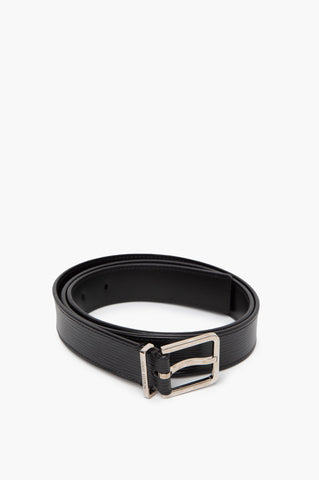 Louis Vuitton Black Leather Belt Mens Size 95