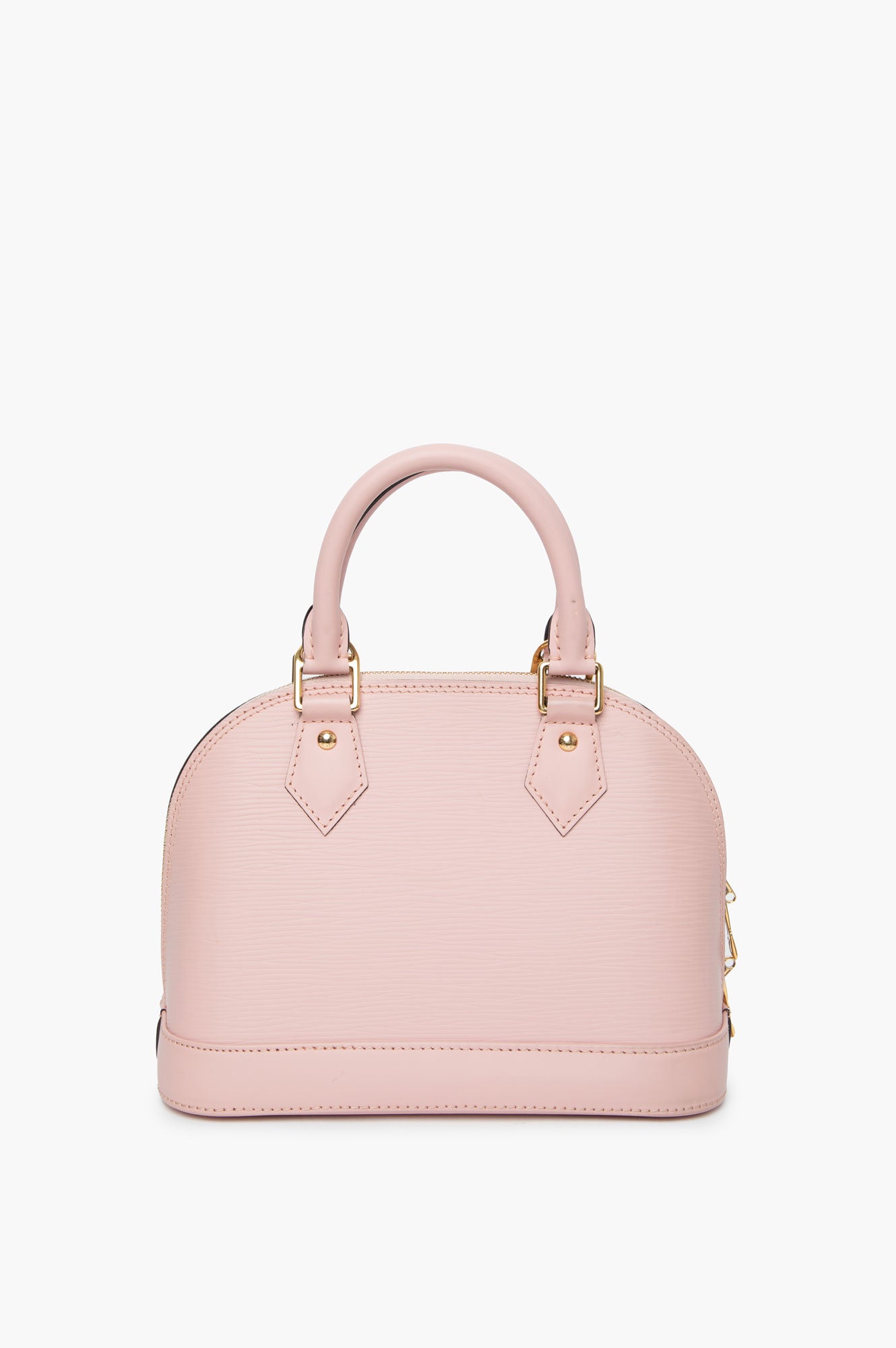 Louis Vuitton Epi Blooming Flowers Alma BB Rose Ballerine back
