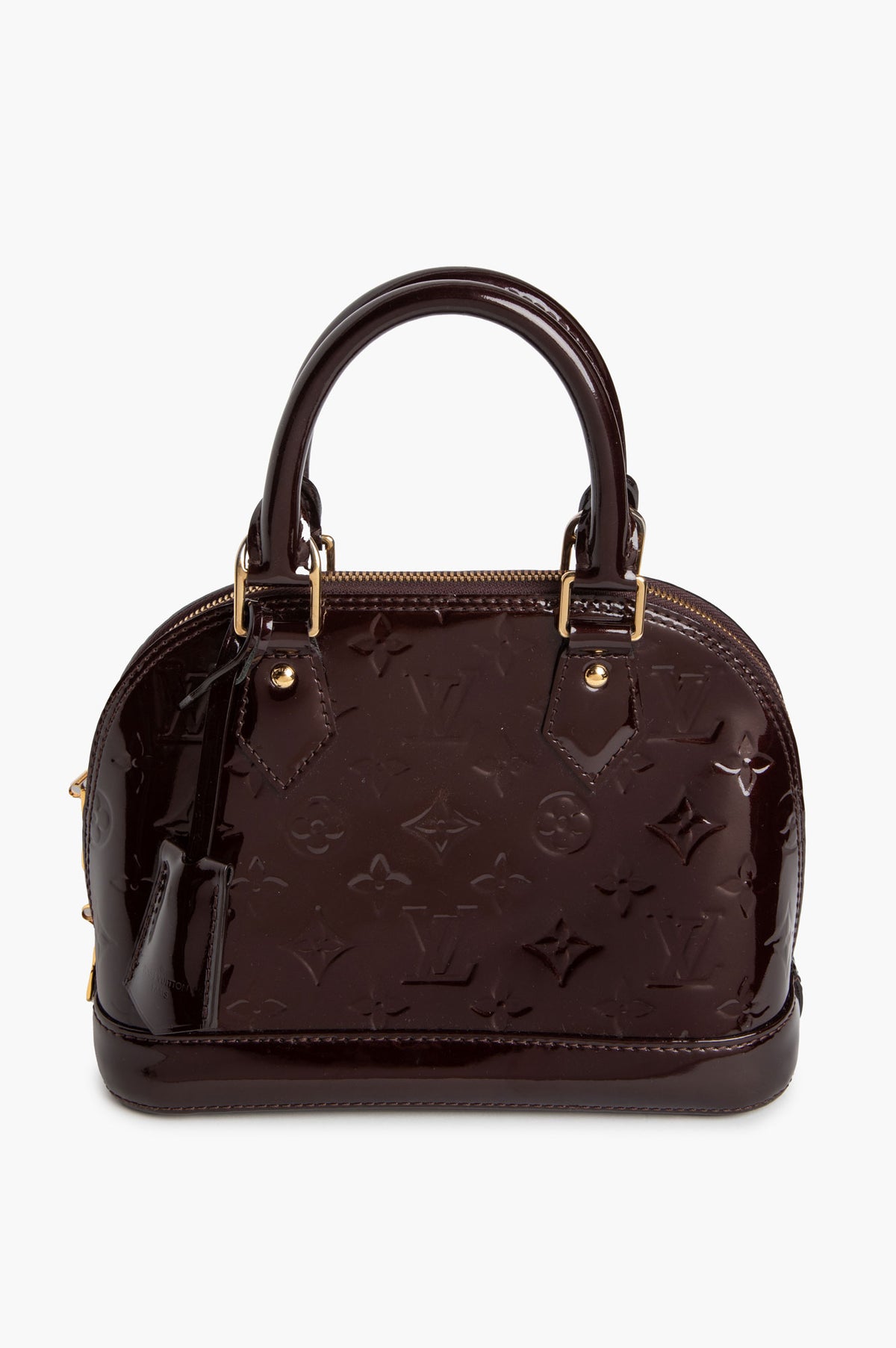 Louis Vuitton Monogram Amarante Vernis Alma BB