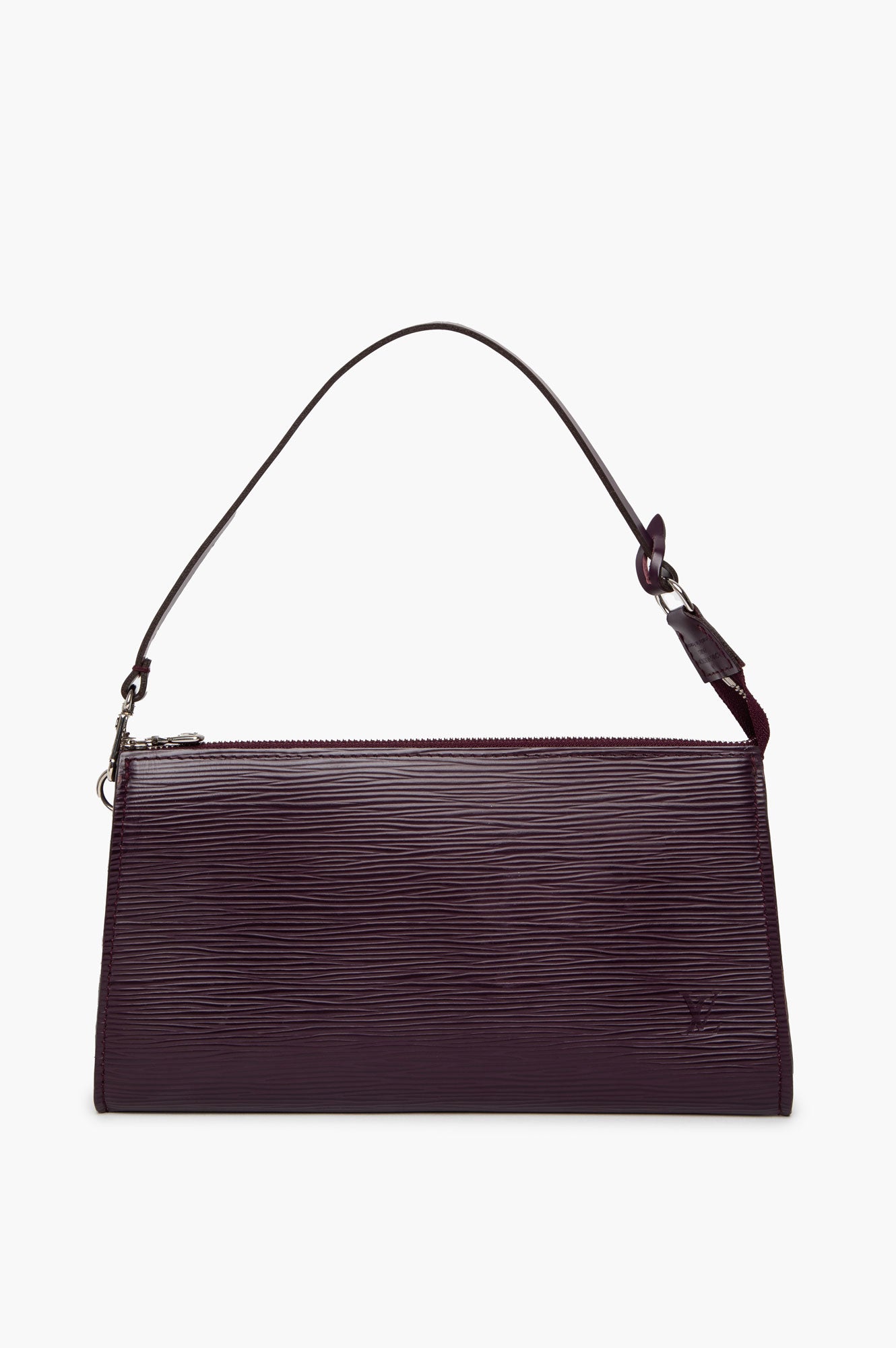 Louis Vuitton Purple Epi Pochette With Strap