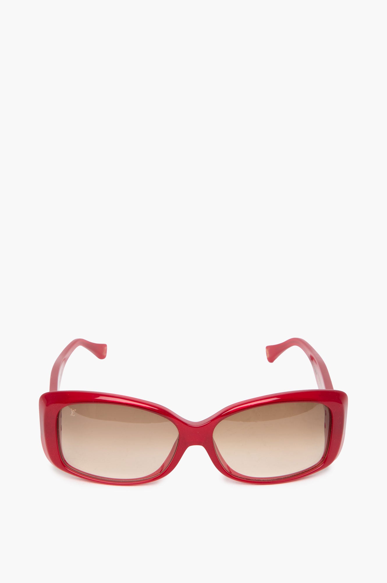 Louis Vuitton Red Glitter Pomme D'Amour Sunglasses